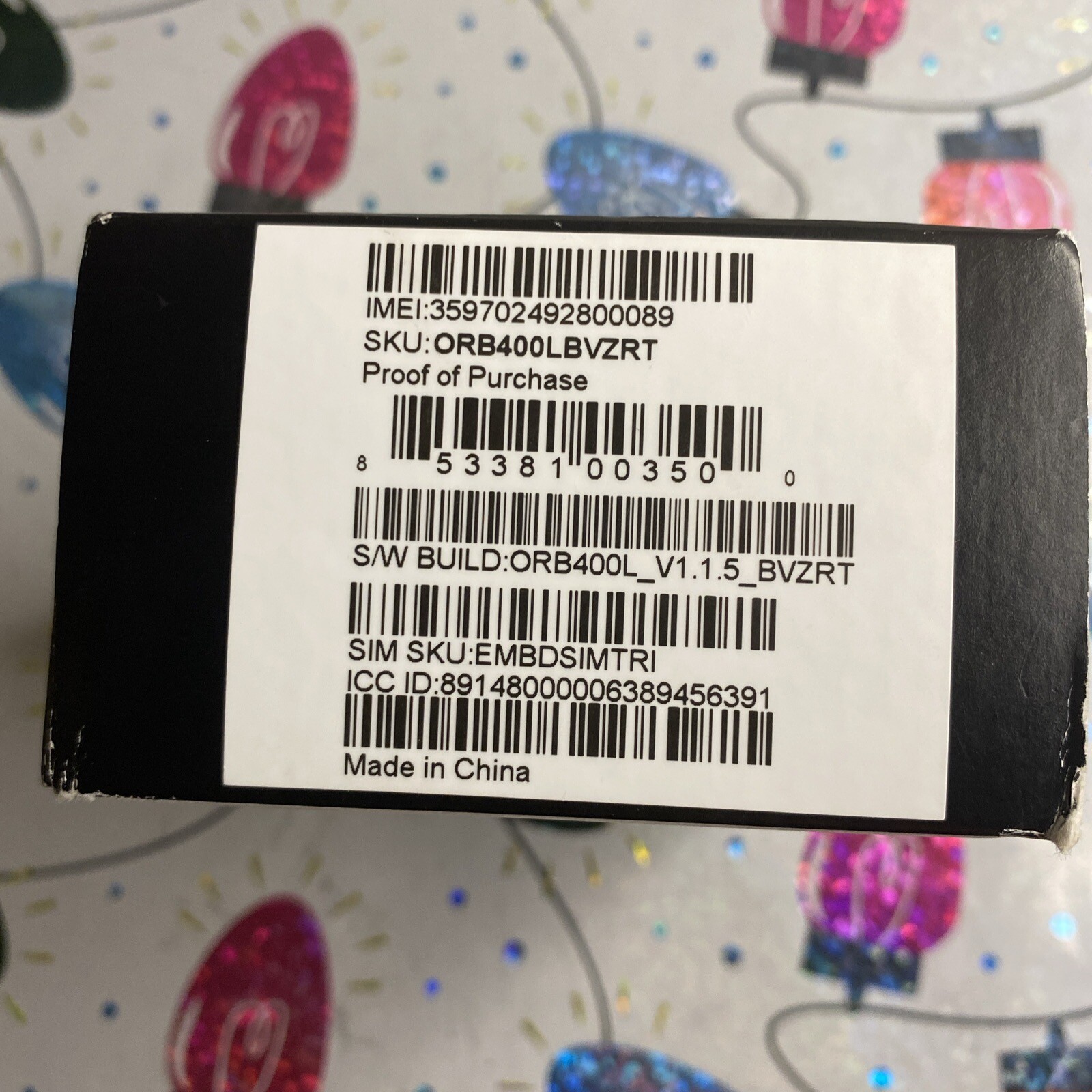 Verizon 4G LTE UNLIMITED Data WiFi Hotspot Orbic Speed