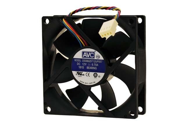 AVC DS08025T12UP057 Fan DC12V 0.70A 80x25mm 4-Pin Connector