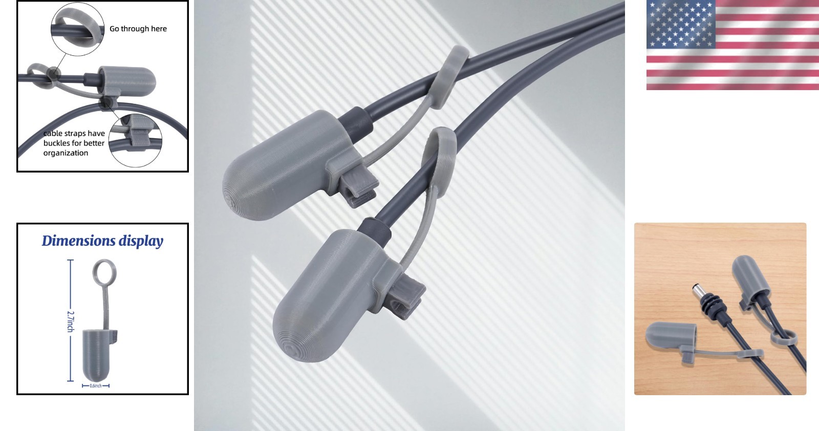 Protective Silicone Caps for Starlink Mini Cables – 2 Durable Weatherproof Plugs