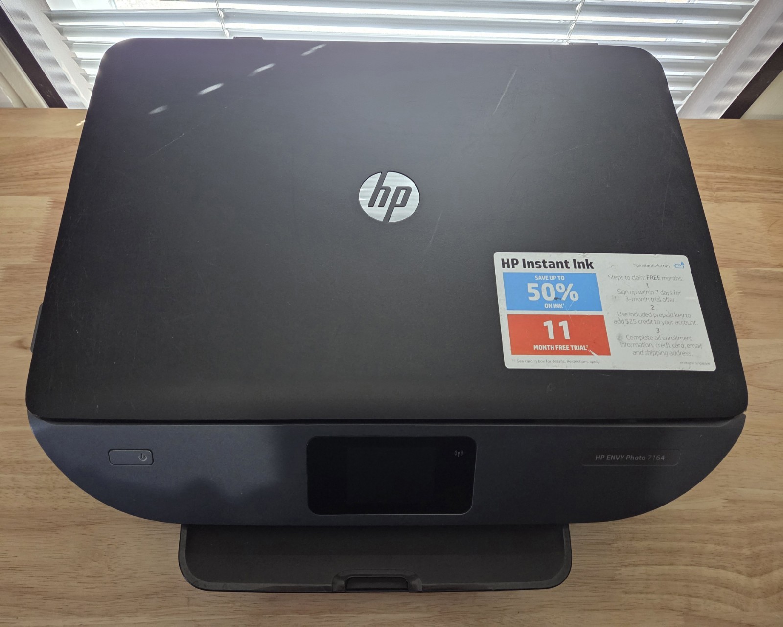 HP Envy Photo All-in-One Wireless Printer 7164 Tested Works