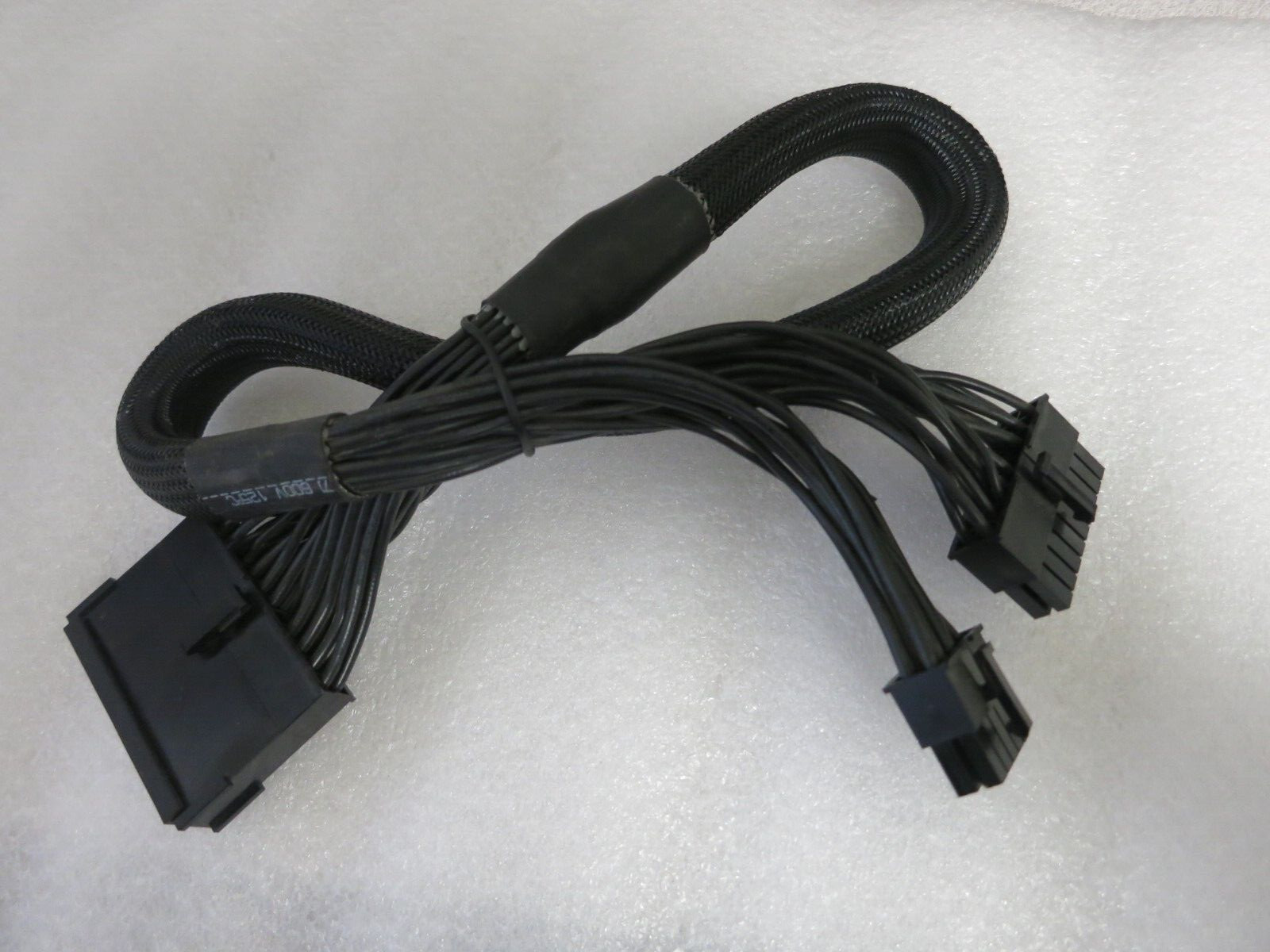 18 Pin+10 Pin to 24 Pin Motherboard Sleeved Cable BRAID SLEEVED