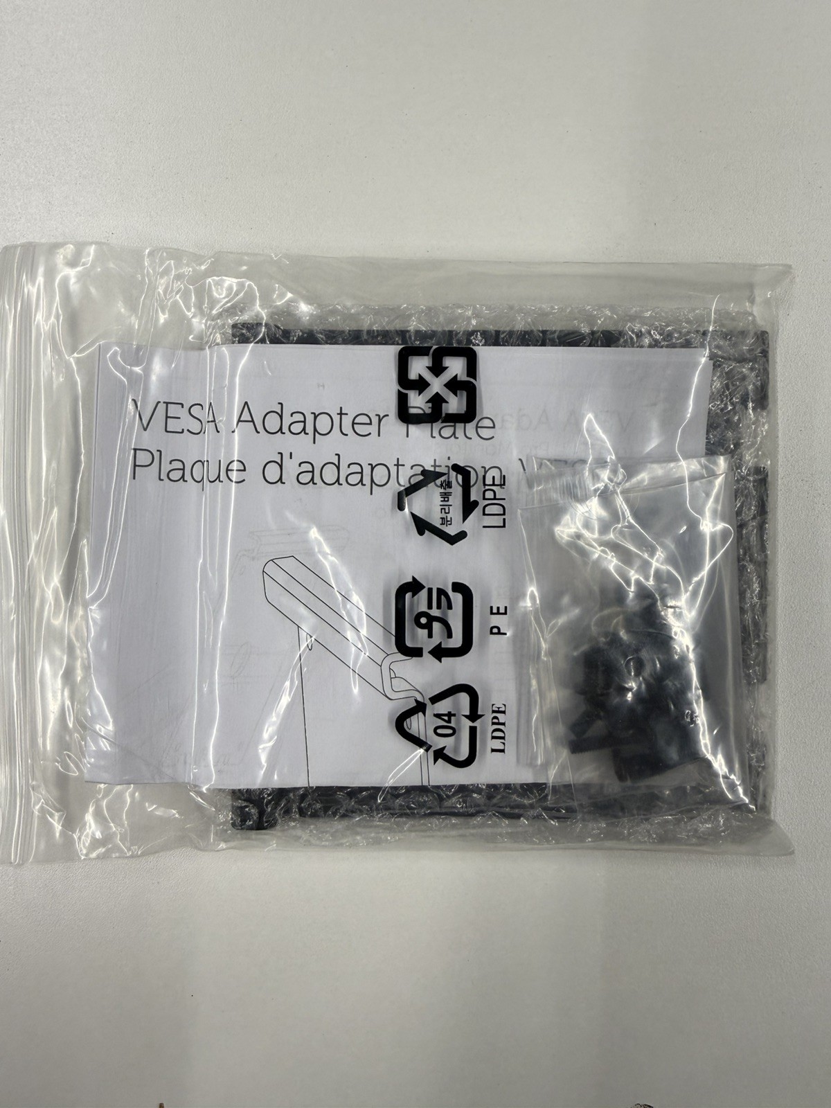 DELL VESA Adapter Plate. For DELL Pro Monitors. New, OEM.