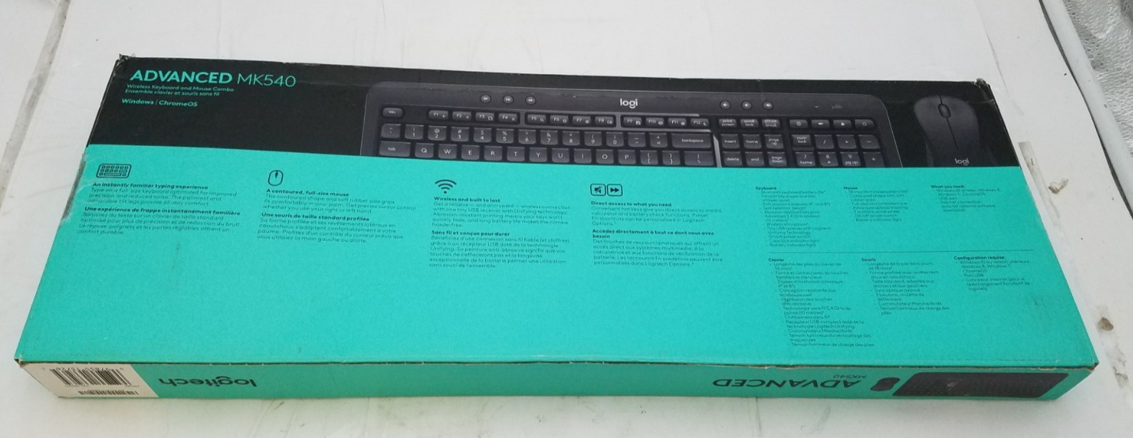 Logitech Advanced MK540 Wireless Keyboard & Mouse Combo-097855137265
