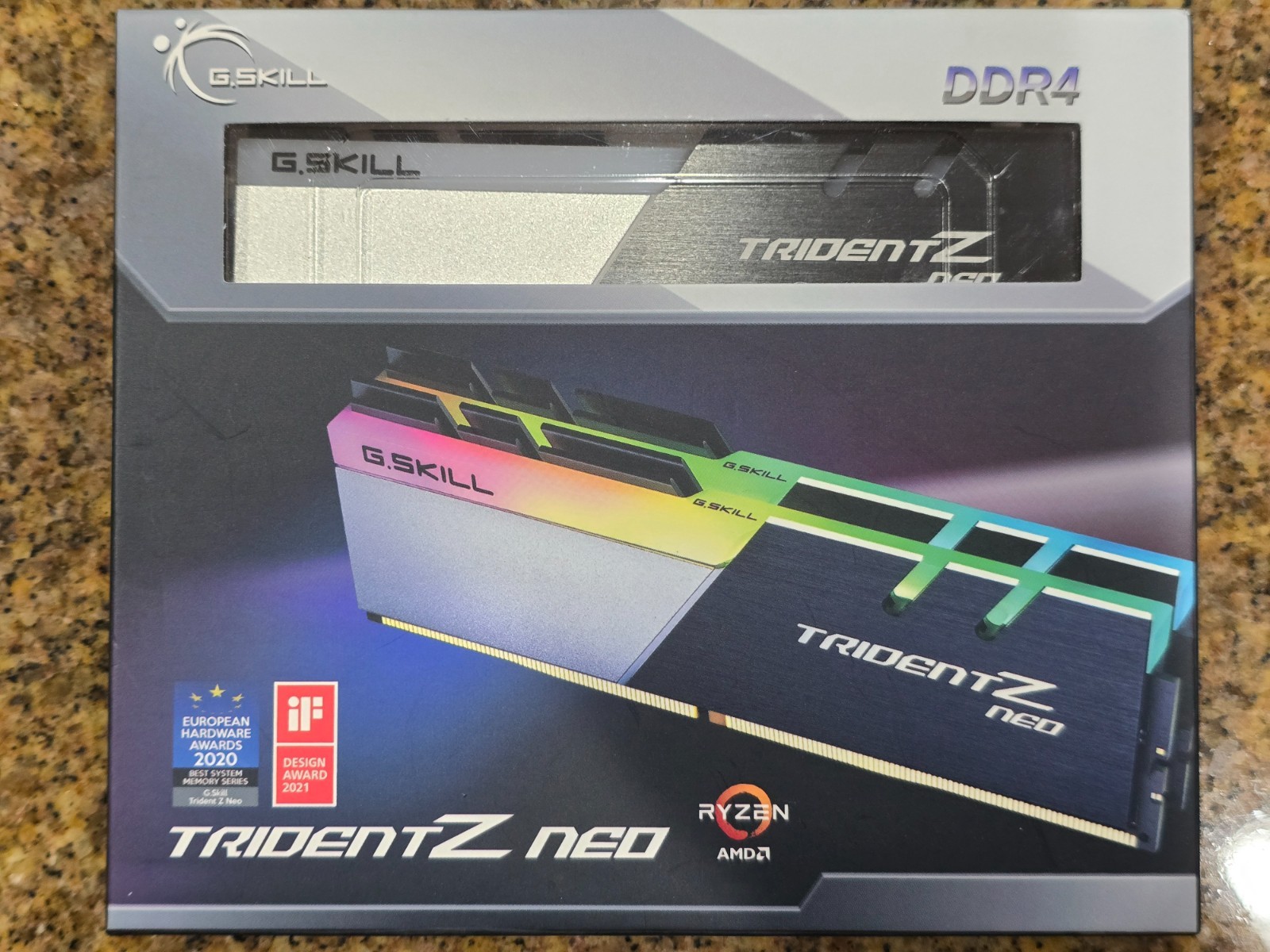 ✔ G.SKILL TridentZ Neo RGB 32GB (2x16GB) 3600 MHz (CL16) DDR4 F4-3600C16D-32GTZC