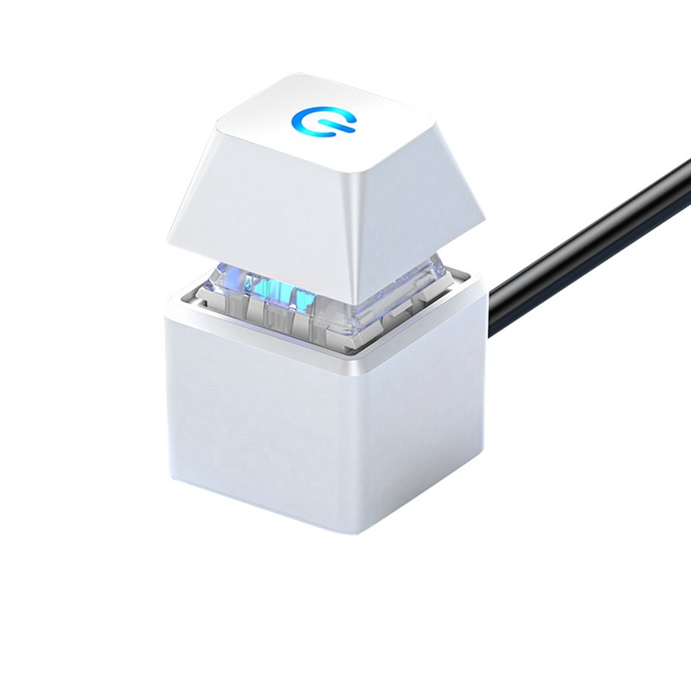 Computer PC Motherboard External LED Light ON/OFF Square Button 2M4019