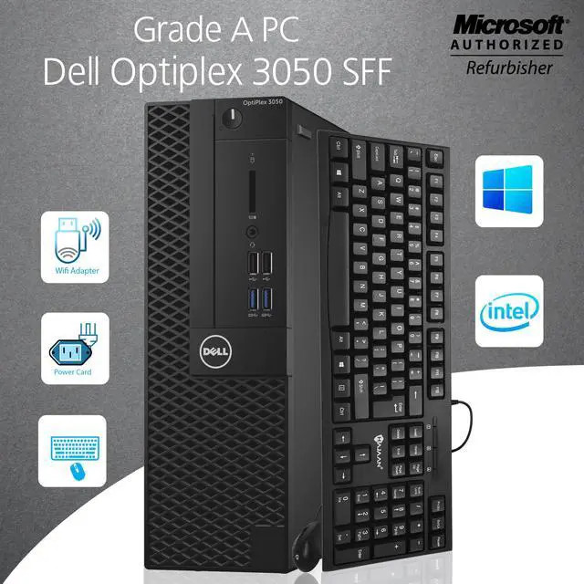Dell Optiplex 3050 Small Form Factor SFF Desktop Core i5 7500 @ 8GB RAM 512GB