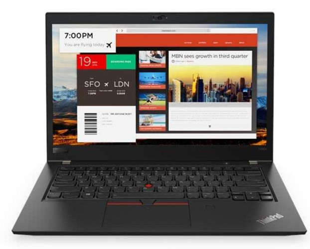 Lenovo ThinkPad T480s 14″ FHD Core i5-8250U 16GB 512GB PCIe SSD FPR Cam Win11Pro