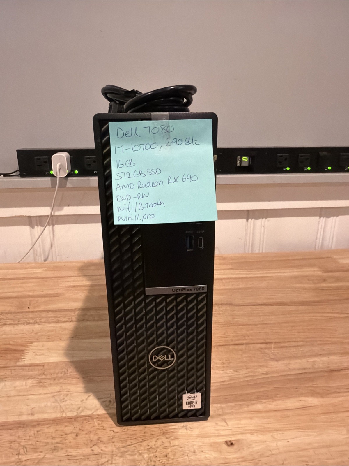Dell OptiPlex 7080 SFF , Intel Core i7-10700 2.90GHz, 16GB 512GB SSD, Win 11 Pro