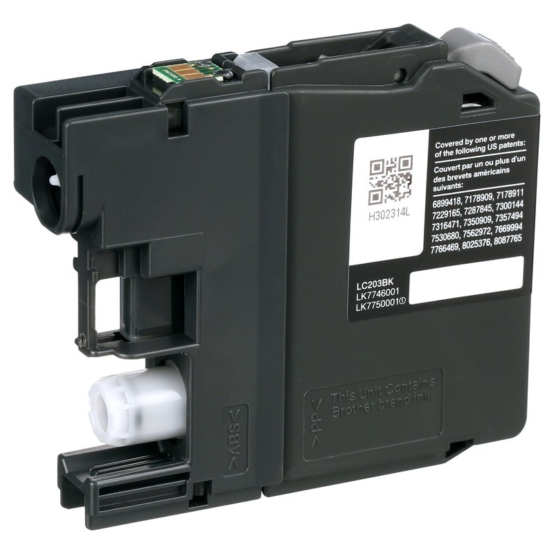 Genuine LC203BK Black Ink Cartridge High Yield 550 Pages Inkjet Printers New