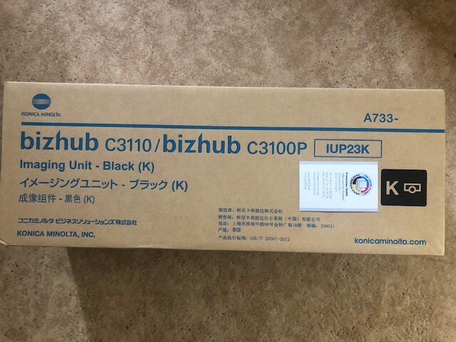 Konica Minolta Drum Imaging Unit IUP23 Imaging Unit bizhub C3110 c3100p