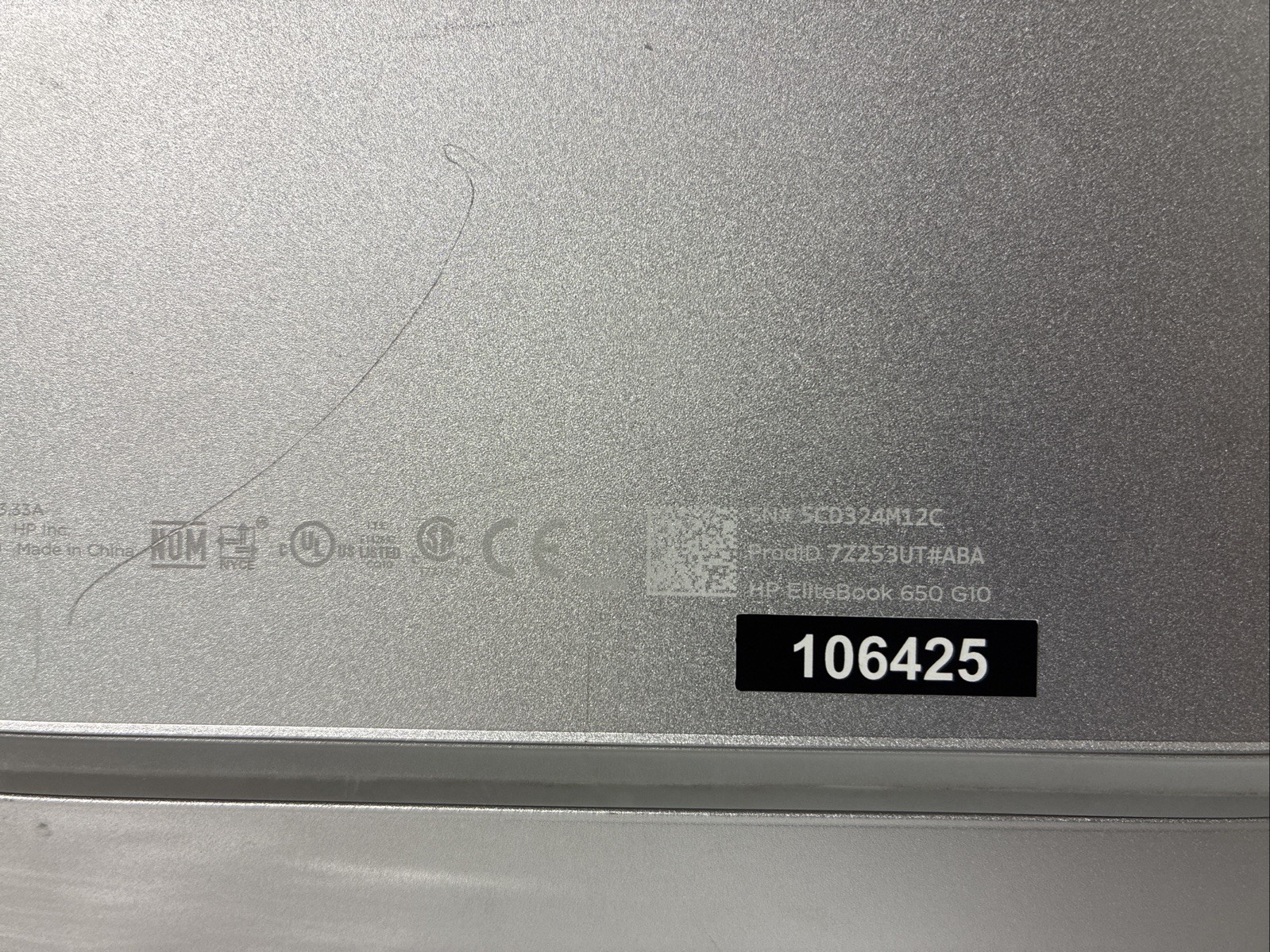 HP EliteBook 650 G10 15.6″ i5-13th Gen 16GB RAM 256GB SSD Win 11 – Charger Used