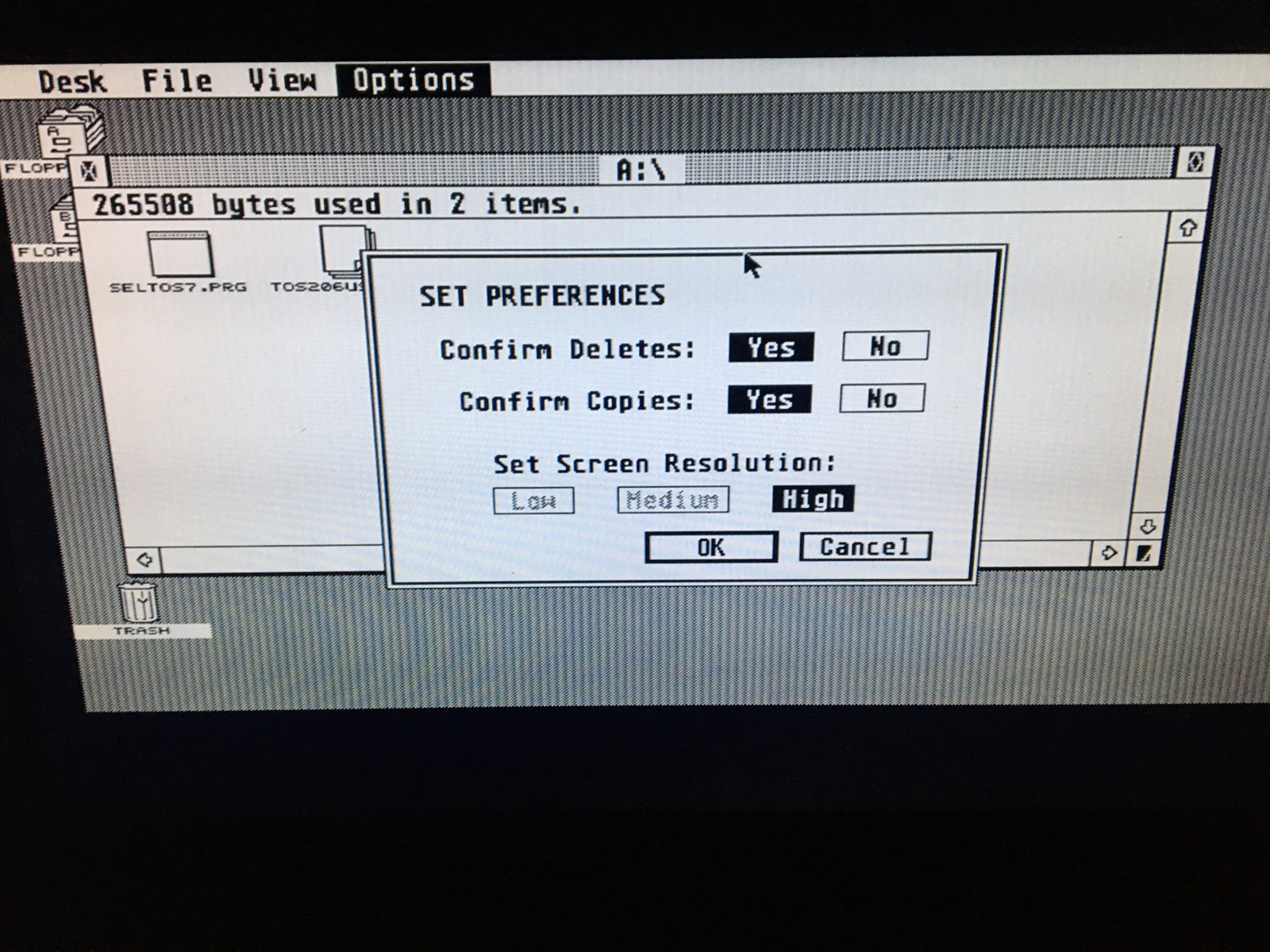 21.5″ Planar 15khz monitor for Atari ST, Amiga, Apple IIgs, Commodore 128