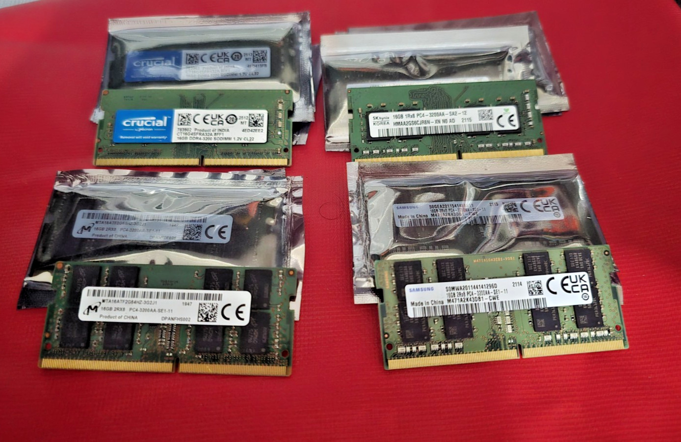 32GB Kit (2x16GB) DDR4 3200MHz SODIMM Laptop RAM – Matched Pair Tested
