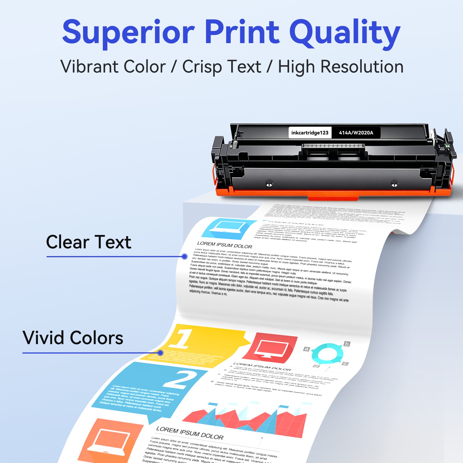414A 414X With Chip For HP W2020A W2020X Toner Laserjet Pro MFP M454dw M479fdw