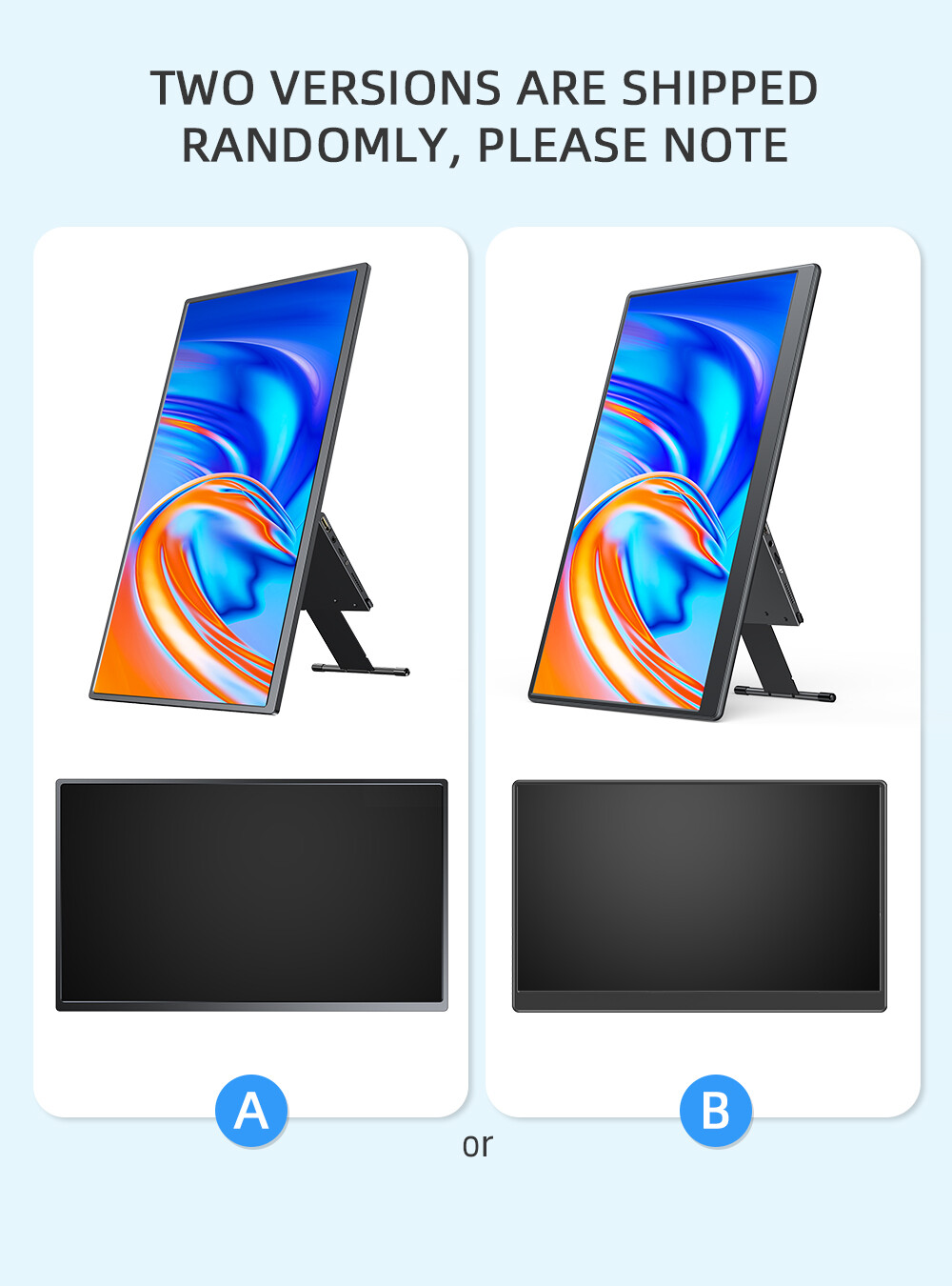Touch Screen 15.6″ 1080P FHD Portable Monitor HDMI USB C Second Screen 100% sRGB
