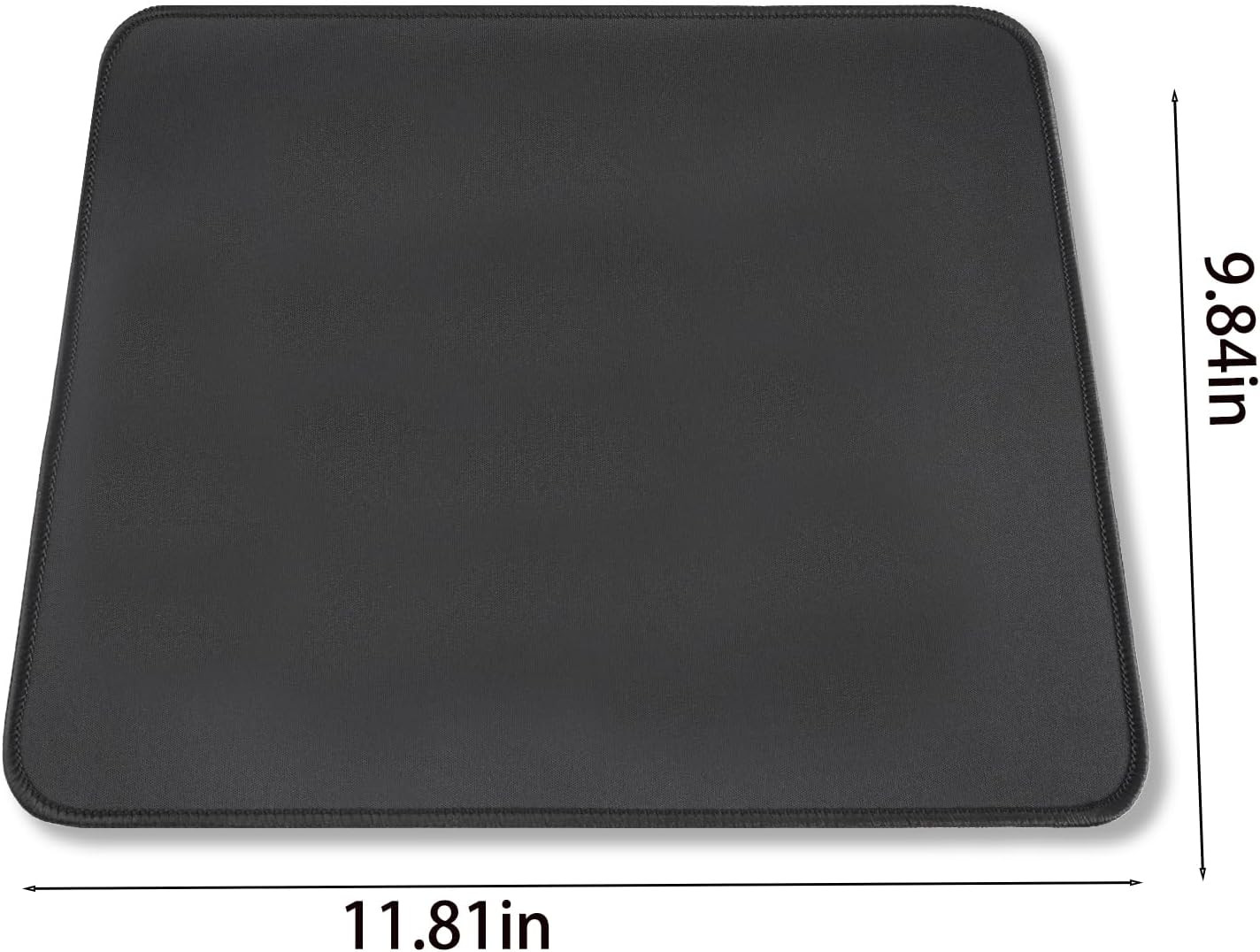 Non-Slip Rubber Base Mouse Pads with Anti-Fray Stitched Edges,9.84X11.81 in for