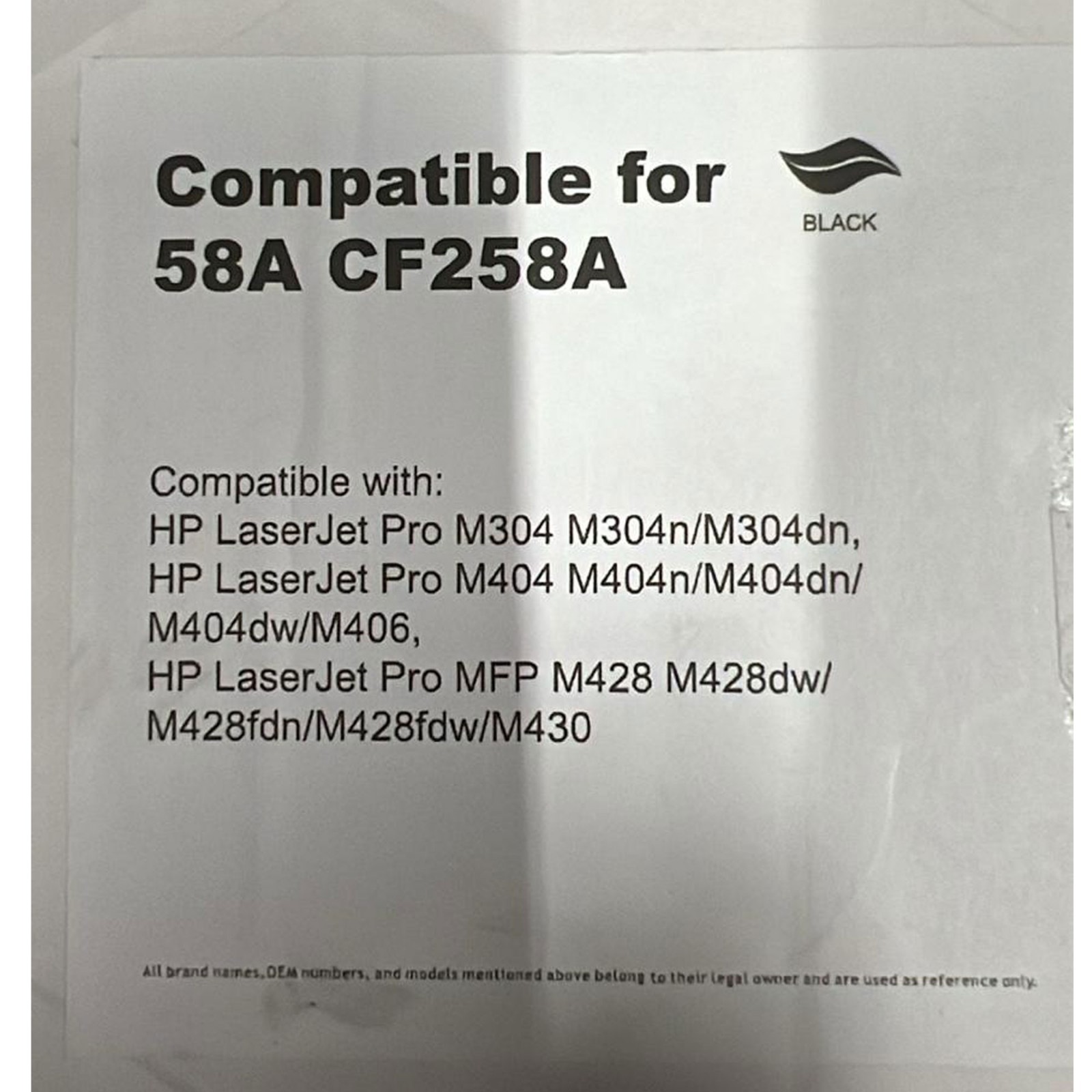 HP LaserJet Toner Cartridge w/ Chip CF258A 2 Pack M304 M404 MFP M428 Brand New