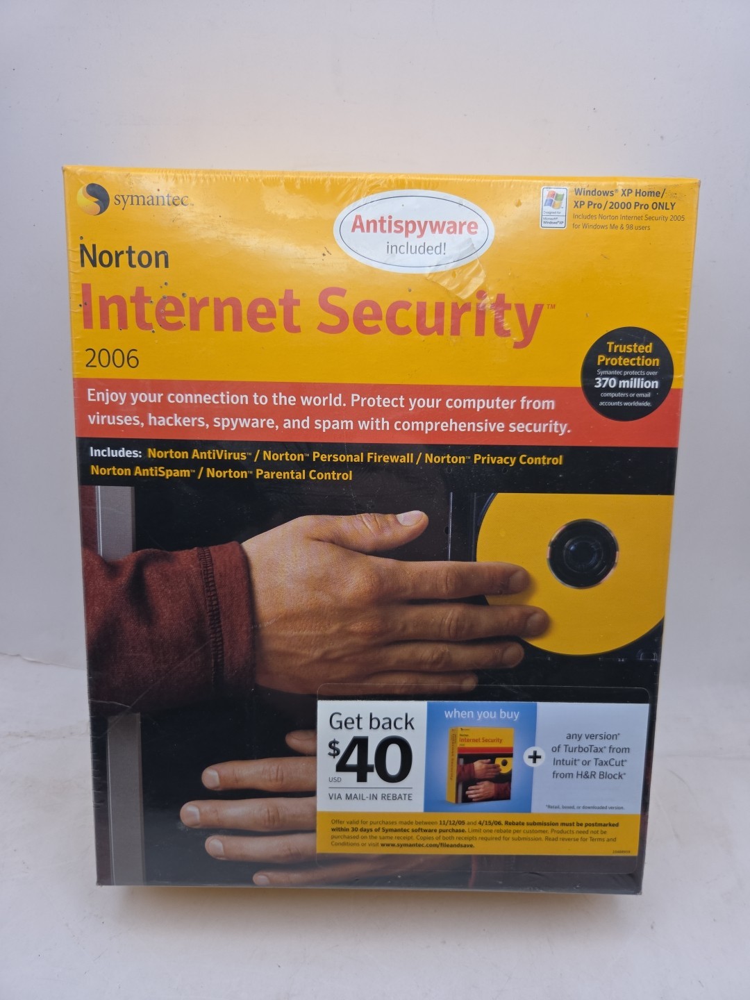 Norton Internet Security 2006 – BRAND NEW SEALED WINDOWS Xp/2000