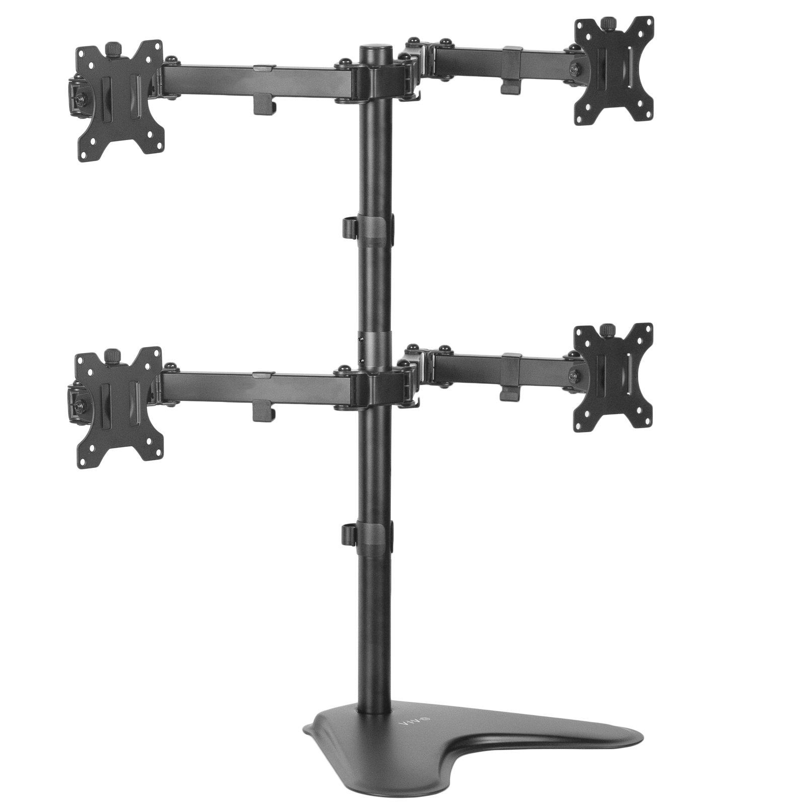 VIVO Quad Monitor Desk Stand Mount FreeStanding Adjustable | 4 Screens up to 30″