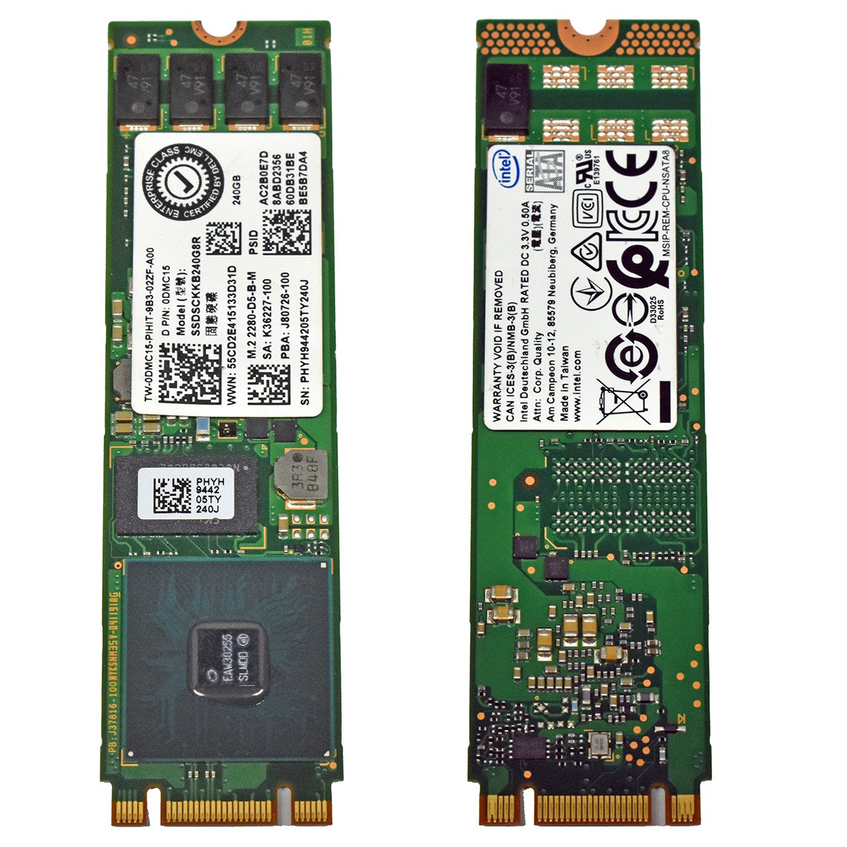 Dell Intel SSDSCKKB240G8R 0DMC15 240GB M.2 SSD SATA 6Gbps