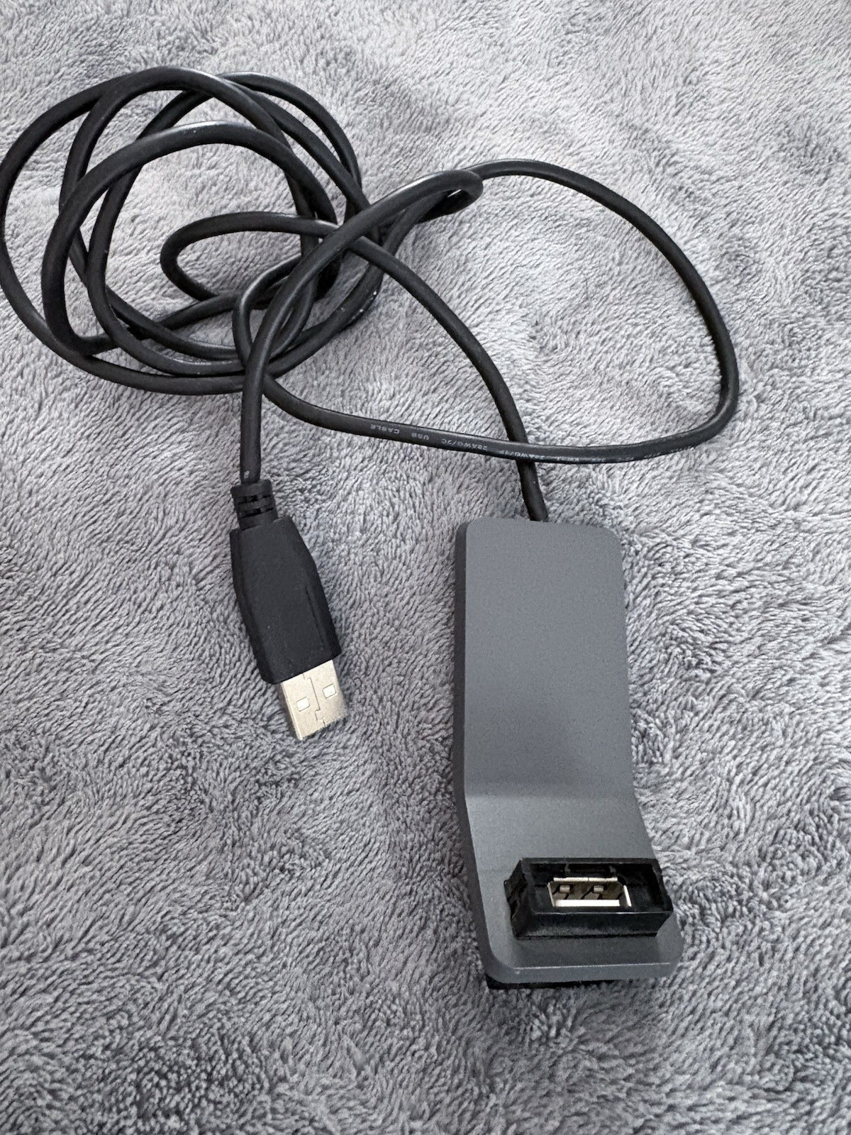 USB-A Male to USB-A Female Adapter Extension Cable Gray Less Than 10ft