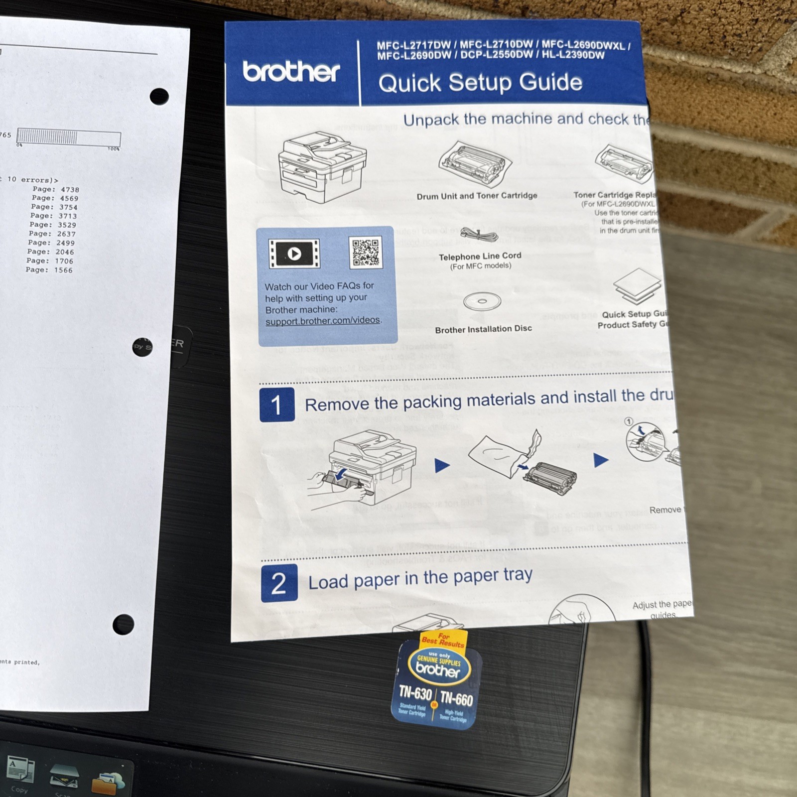 Brother HL-L2380DW All-in-One Laser Wireless Printer