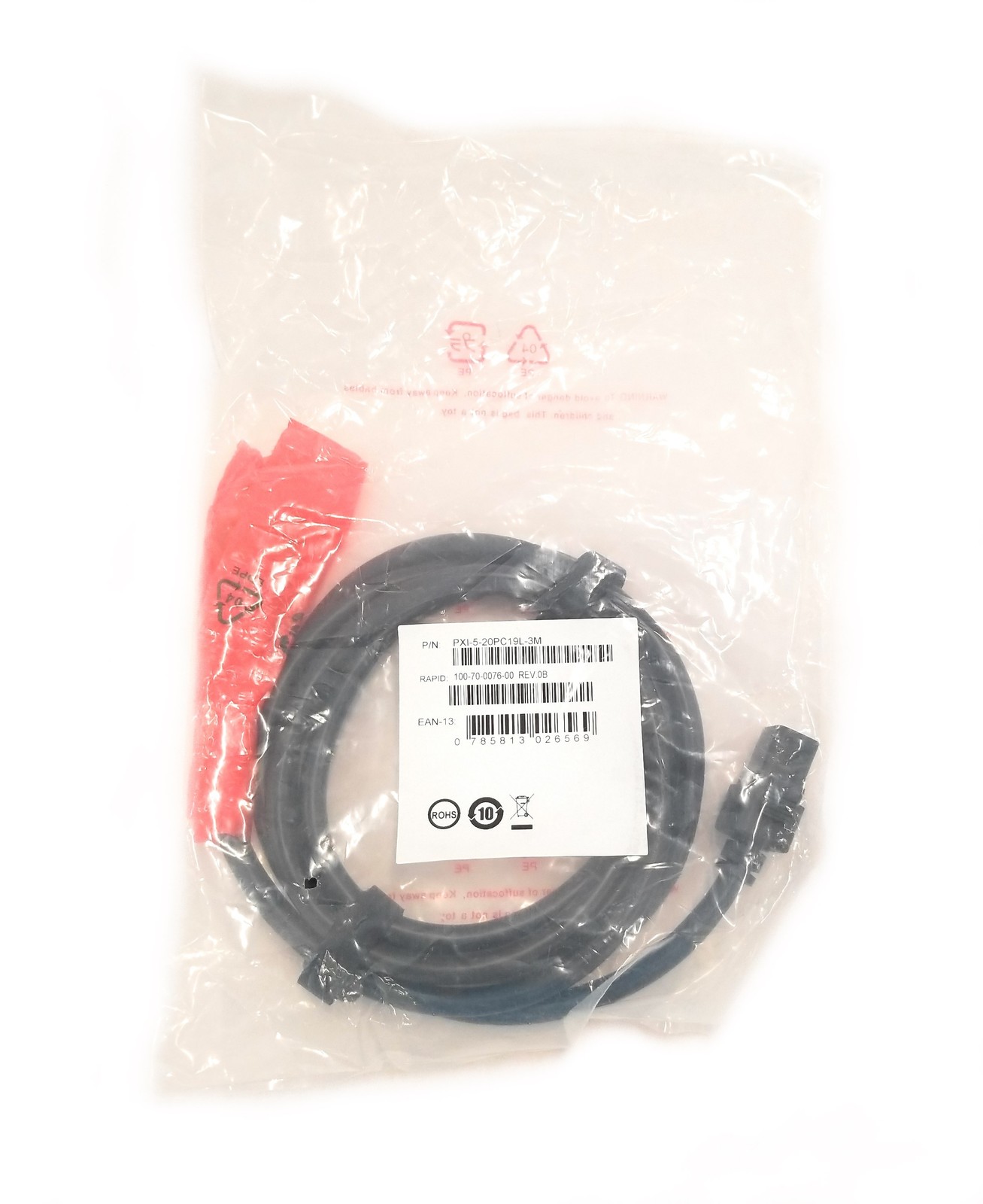 NEW Raritan PXI-5-20PC19L-3M Power Cable NEMA 5-20P to Locking C19 3M 10FT
