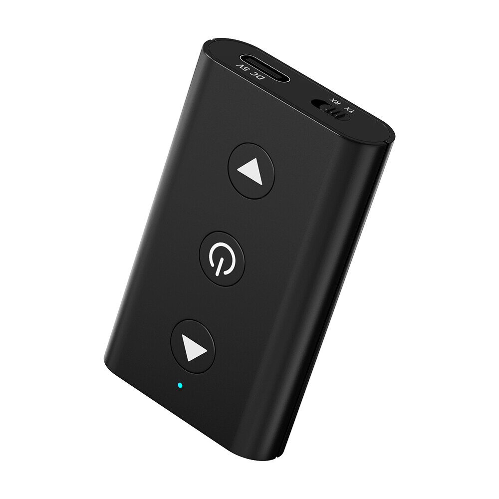 Bluetooth 5.0 Transmitter Receiver 3.5mm AUX Audio Adapter for Stereo Headphones