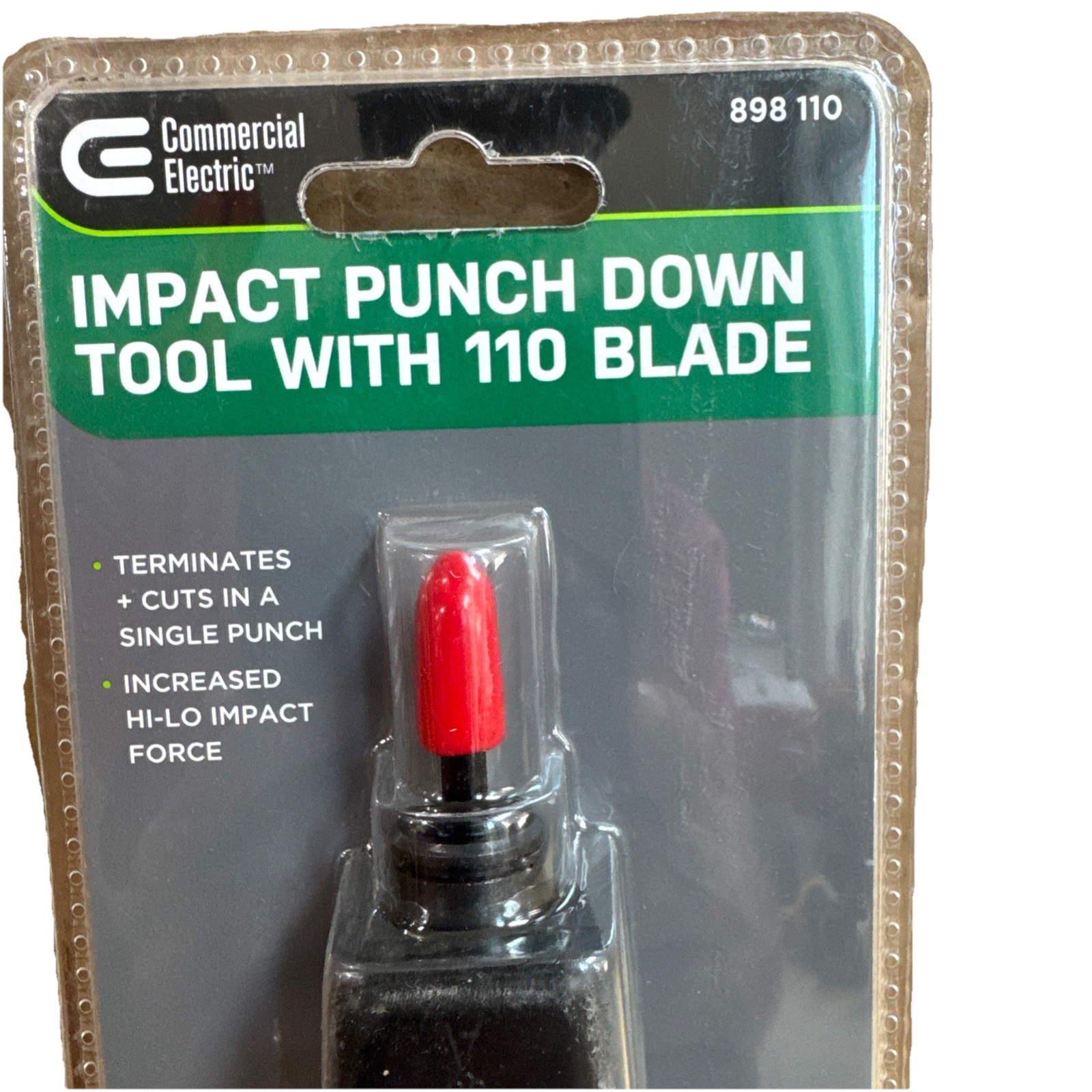 Impact Punch Down Tool 110 Blade Increased Hi Low Impact Commercial Electric New