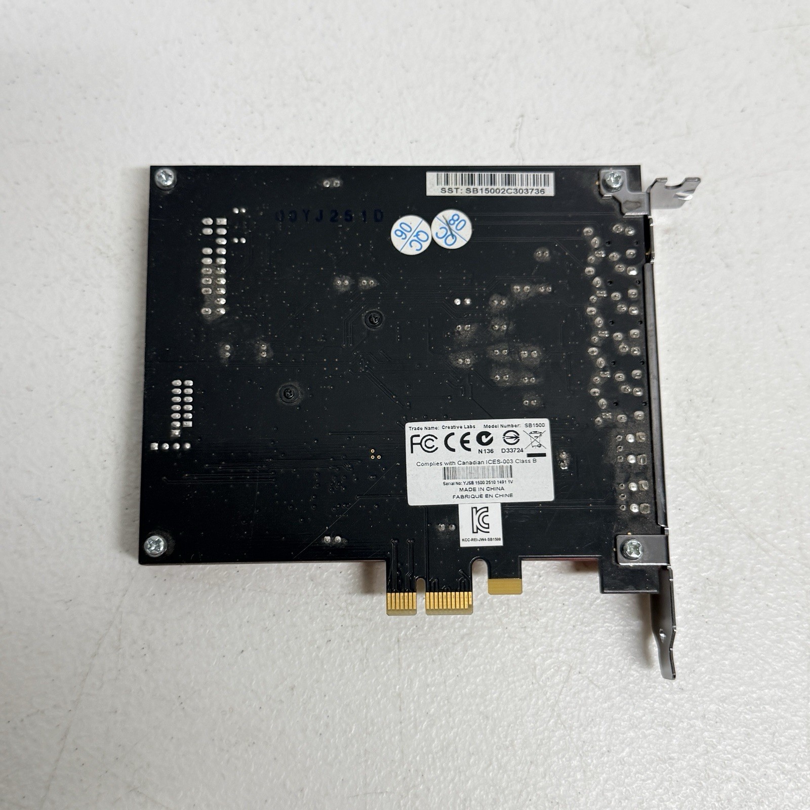 Creative Labs Sound Blaster SBX Pro Studio SB1500 PCIe Sound Card