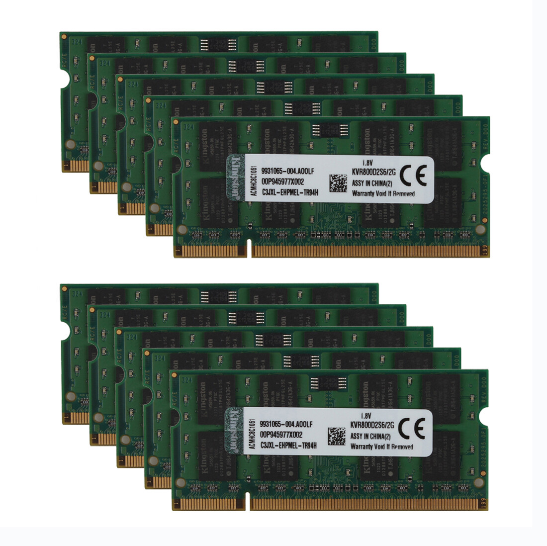 Kingston 2GB/4GB/8GB PC2 6400S DDR2 800MHz Laptop Memory RAM SODIMM Notebook Lot