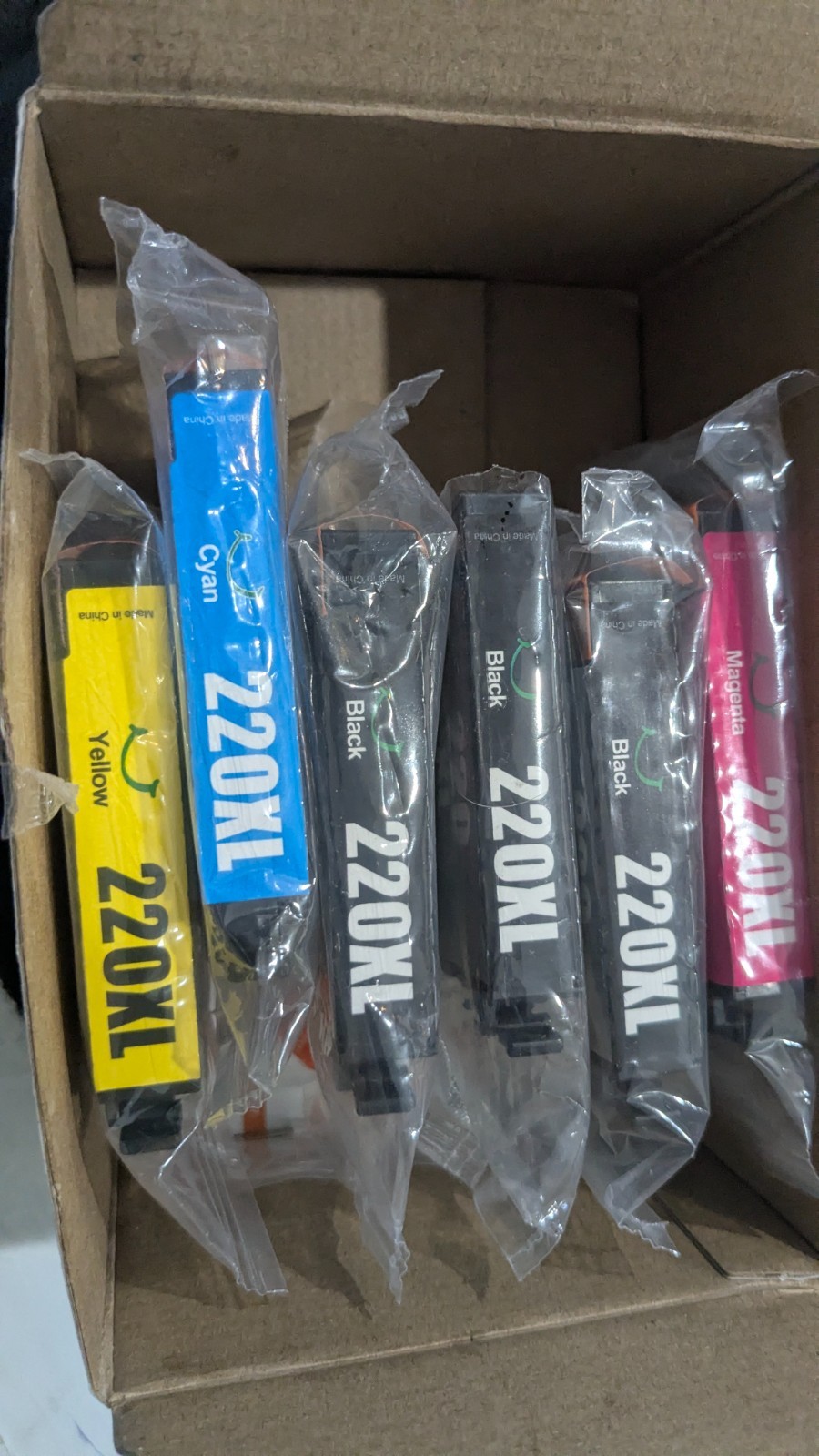 E-z Ink Ink Cartridge Replacement For Epson 220 Xl 220xl T220xl 6 cartridges