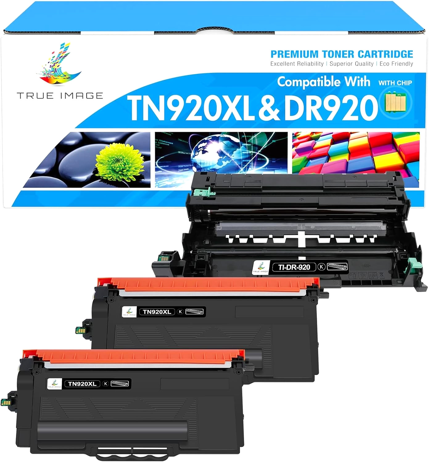 TN920XL / TN920 Toner Cartridges with Drum Unit for HL-L5210DW/DCP & MFC Series