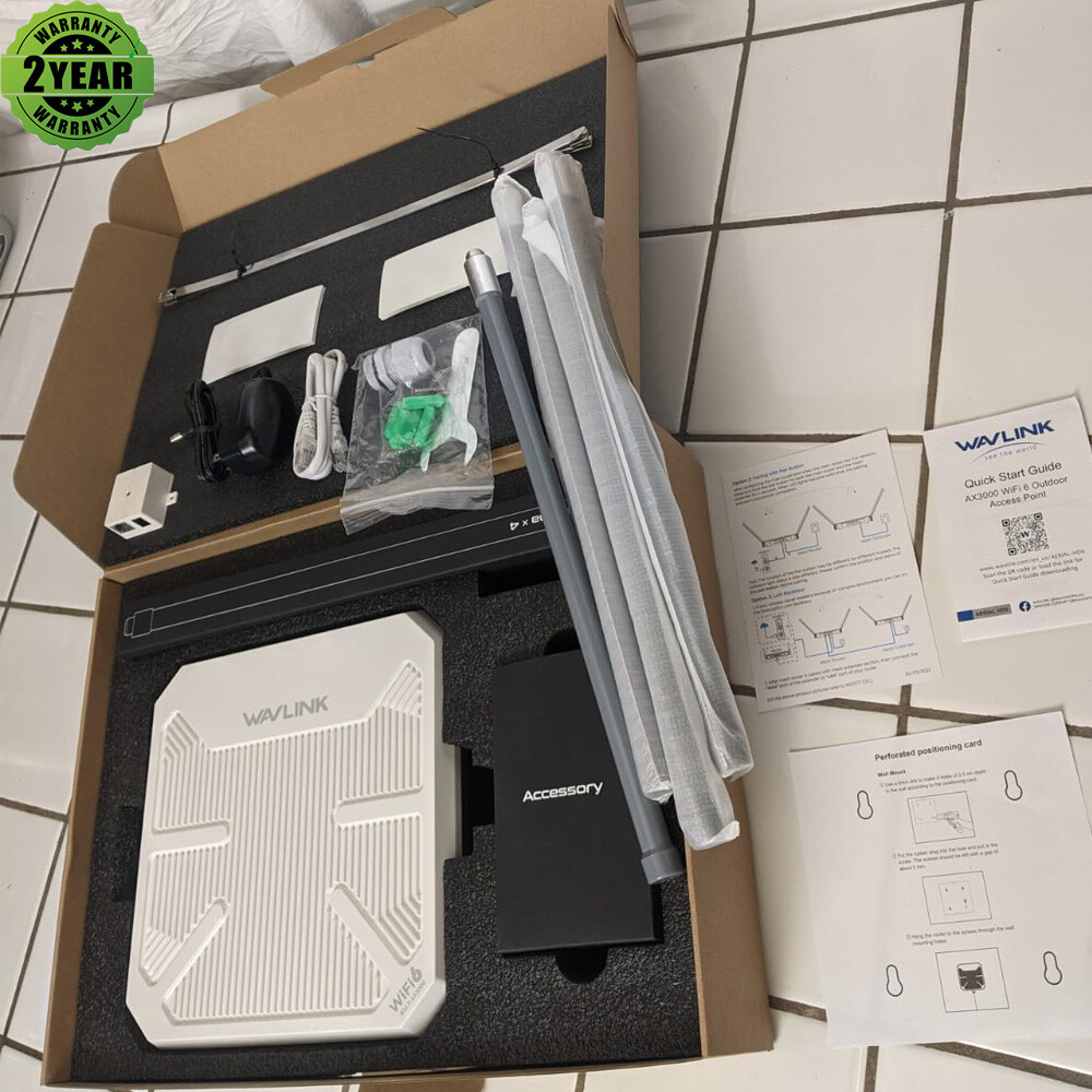 Outdoor WiFi 6 Mesh Router Long Range WiFi Extender Access Point Signal Booster