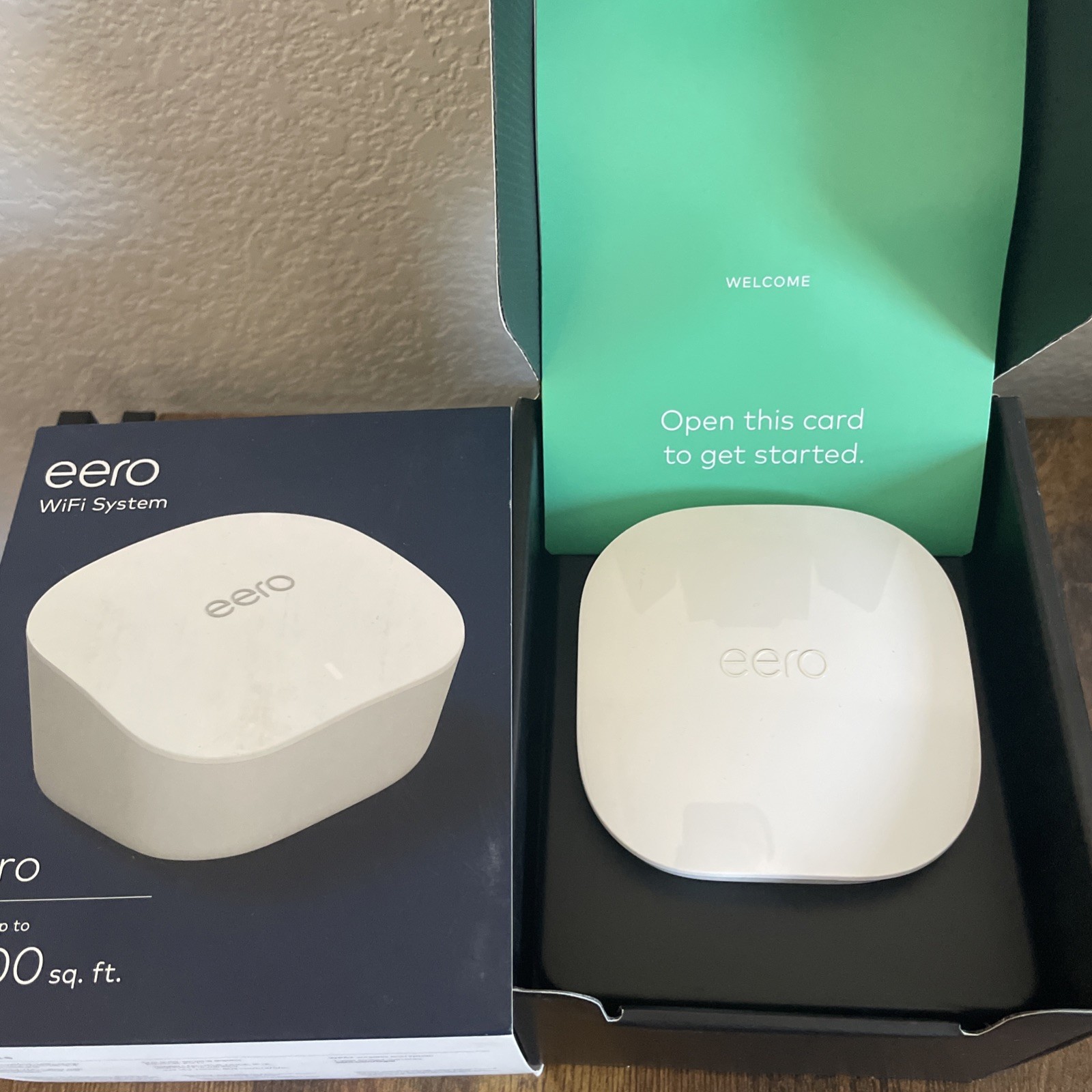 Open Box Eero Wi-Fi System Covers Up, Two 1500 Ft.² ￼