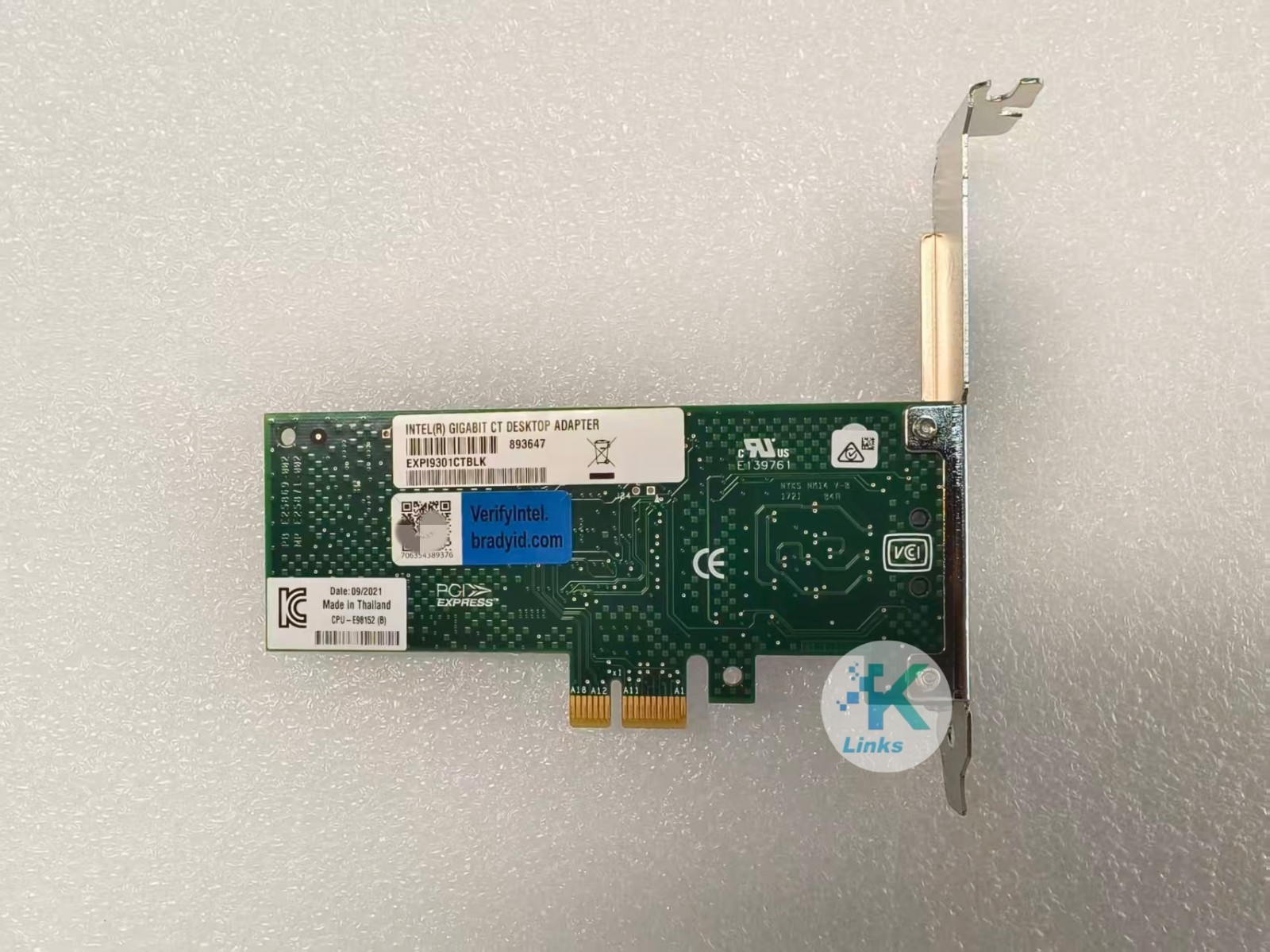Intel Gigabit EXPI9301CTBLK Yotta mark 1G RJ-45 EXPI9301CT Desktop Adapter NEW