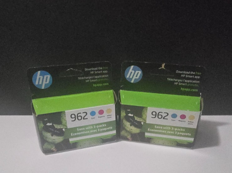 2x HP 962 3pk Combo Ink Cartridges Cyan/Magenta/Yellow FREE SHIP,TARIFF FREE