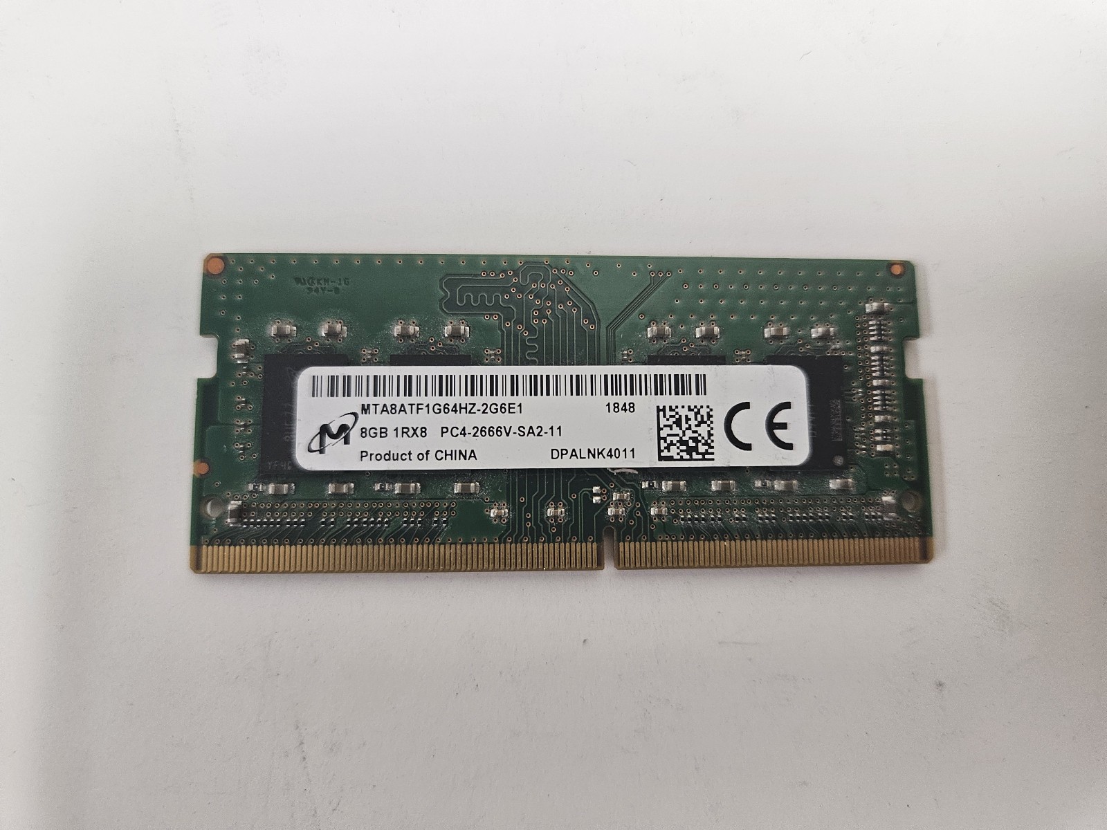 Micron 8GB (1x8GB) PC4-2666V DDR4 SODIMM Laptop RAM