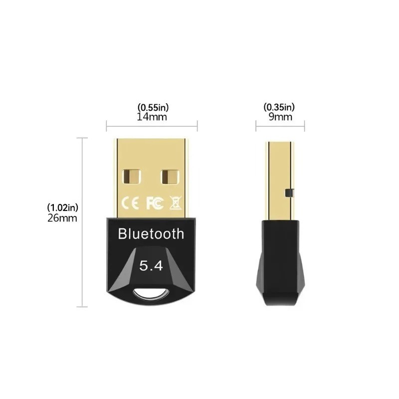 USB Bluetooth 5.0 Wireless Audio Music Stereo Adapter Dongle receiver For TV PC