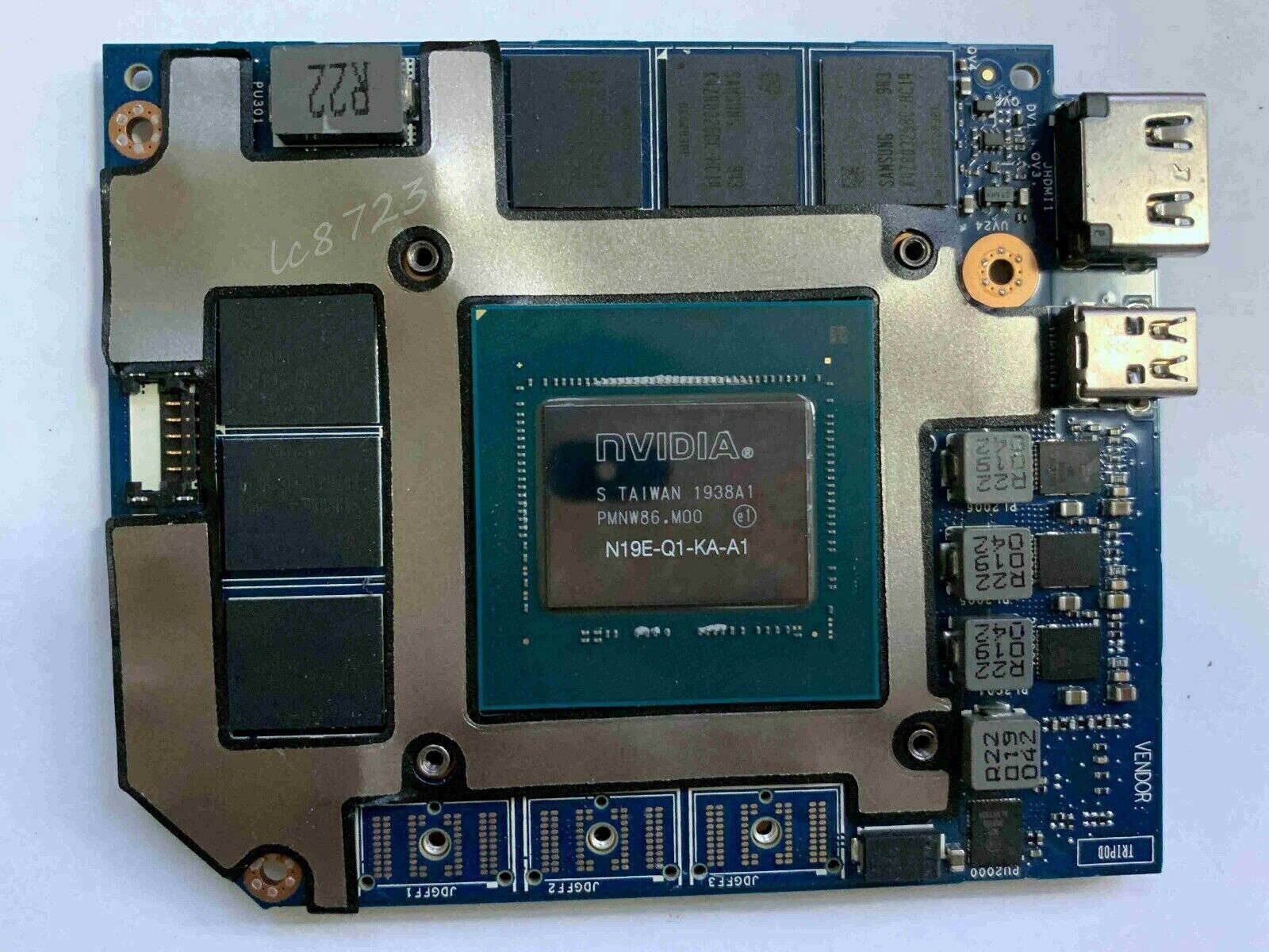NEW Dell Precision 7530 7540 GRAPHIC VIDEO CARD NVIDIA QUADRO RTX 3000 6GB MWDWM