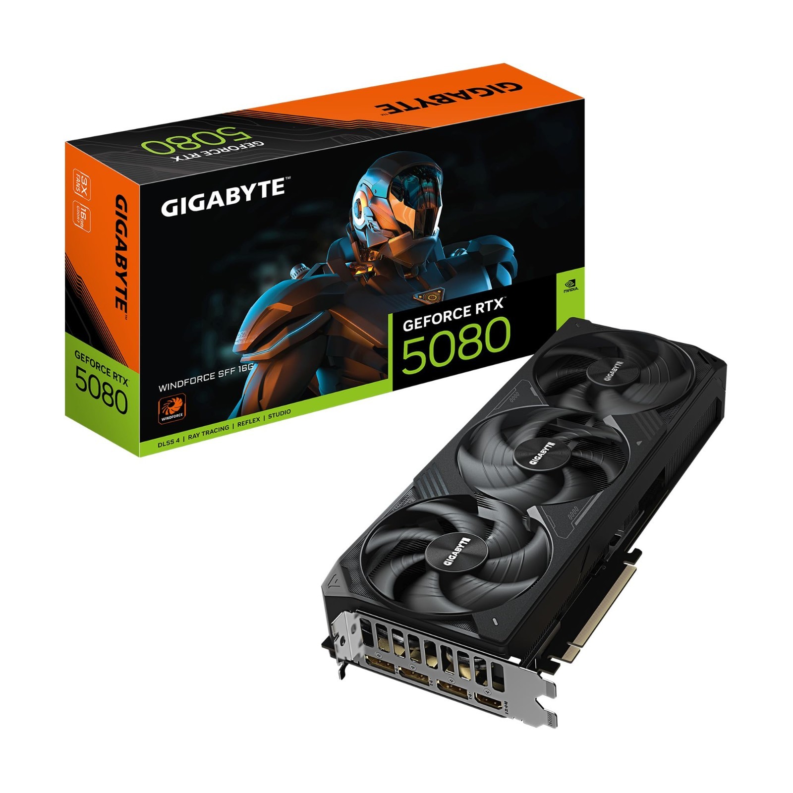 Gigabyte GeForce RTX 5080 Graphics Card 16GB GDDR7 PCIe 5.0