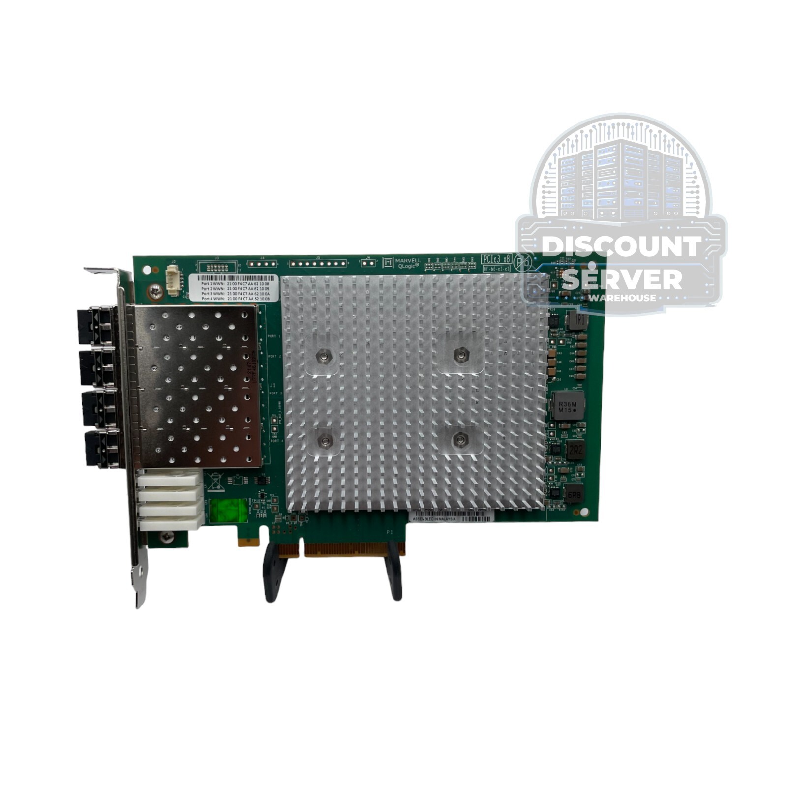 Dell QLogic QLE2694 4x 16GB Fibre Channel Host Bus Adapter PCIe Adapter HCWVX