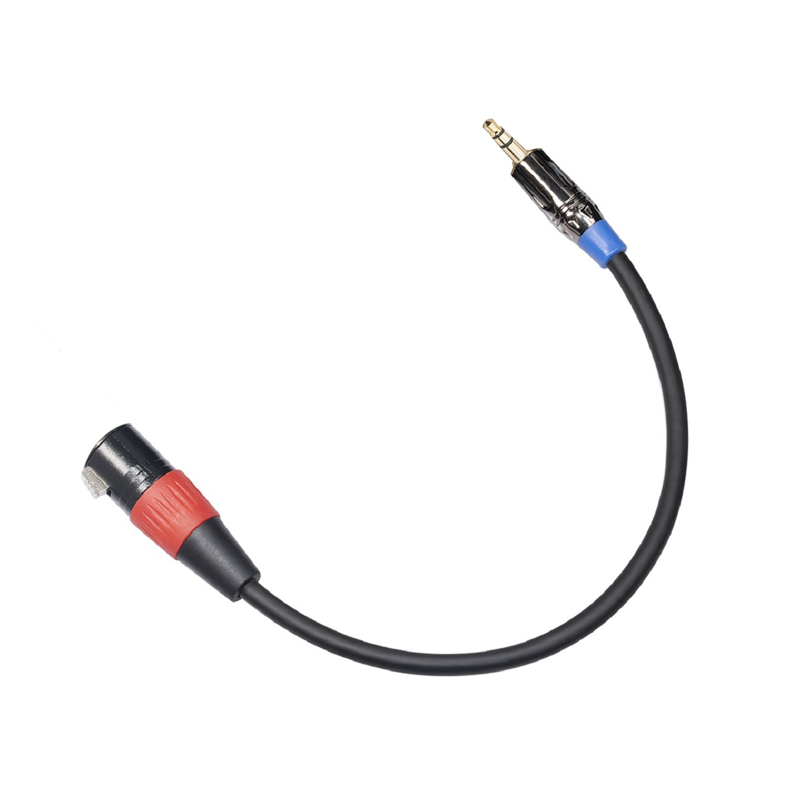 Jack 3.5mm to 3Pin XLR Cable TRS Male to XLR Female Audio Adapter Mic Cable 30cm