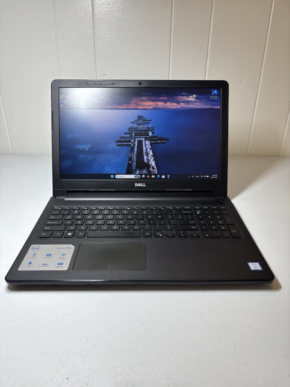Dell inspiron 15-3567 Processor I5-7gen Storage 512gb Ssd Ram 12gb Windows 11