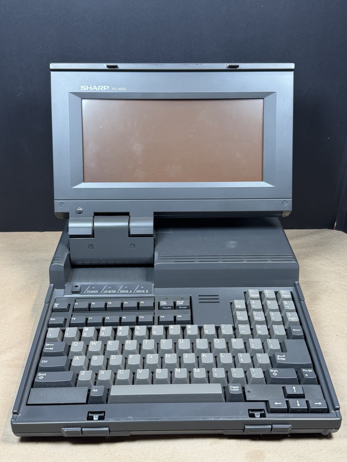 SHARP PC-4500 (4502) Made In Japan UNTESTED Ships Fast!