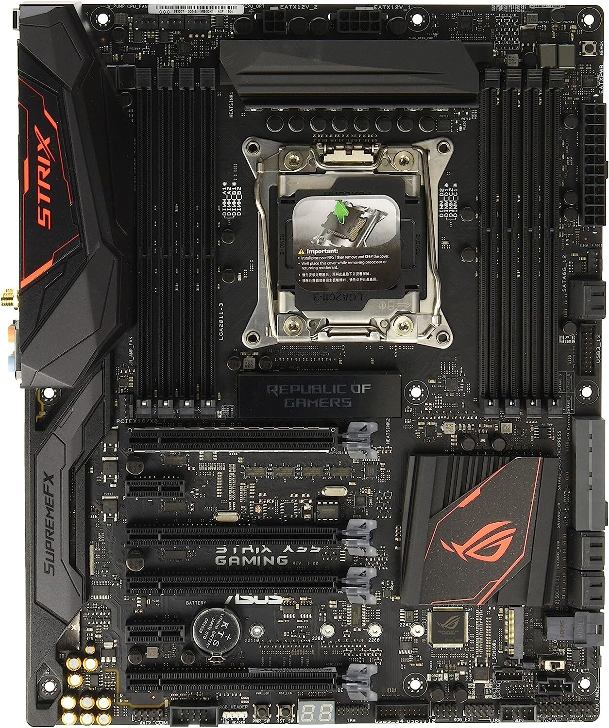 ASUS ROG STRIX X99 GAMING Motherboard LGA 2011-3 DDR4 SATA III On-Board Audio