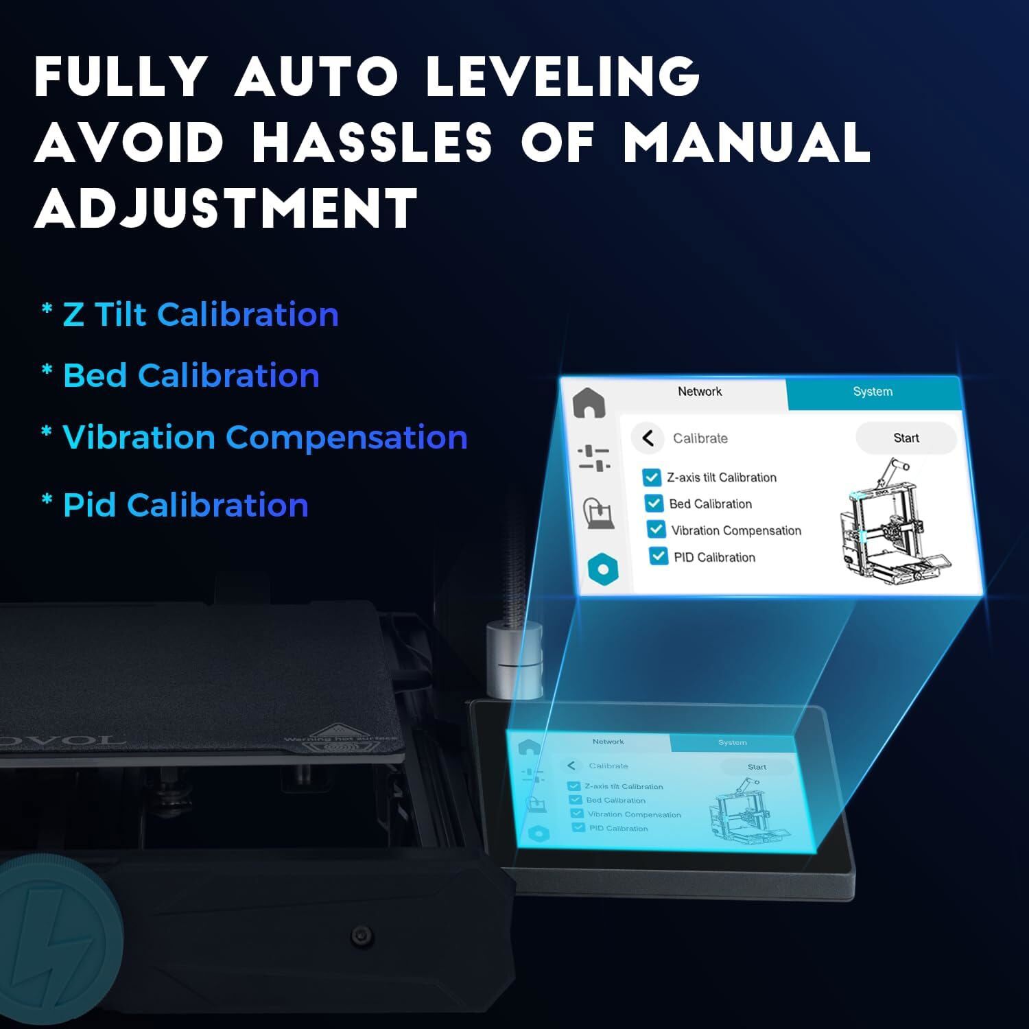Sovol SV06 ACE 3D Printer Open Source Fully Auto Leveling 8.66×8.66×9.84in