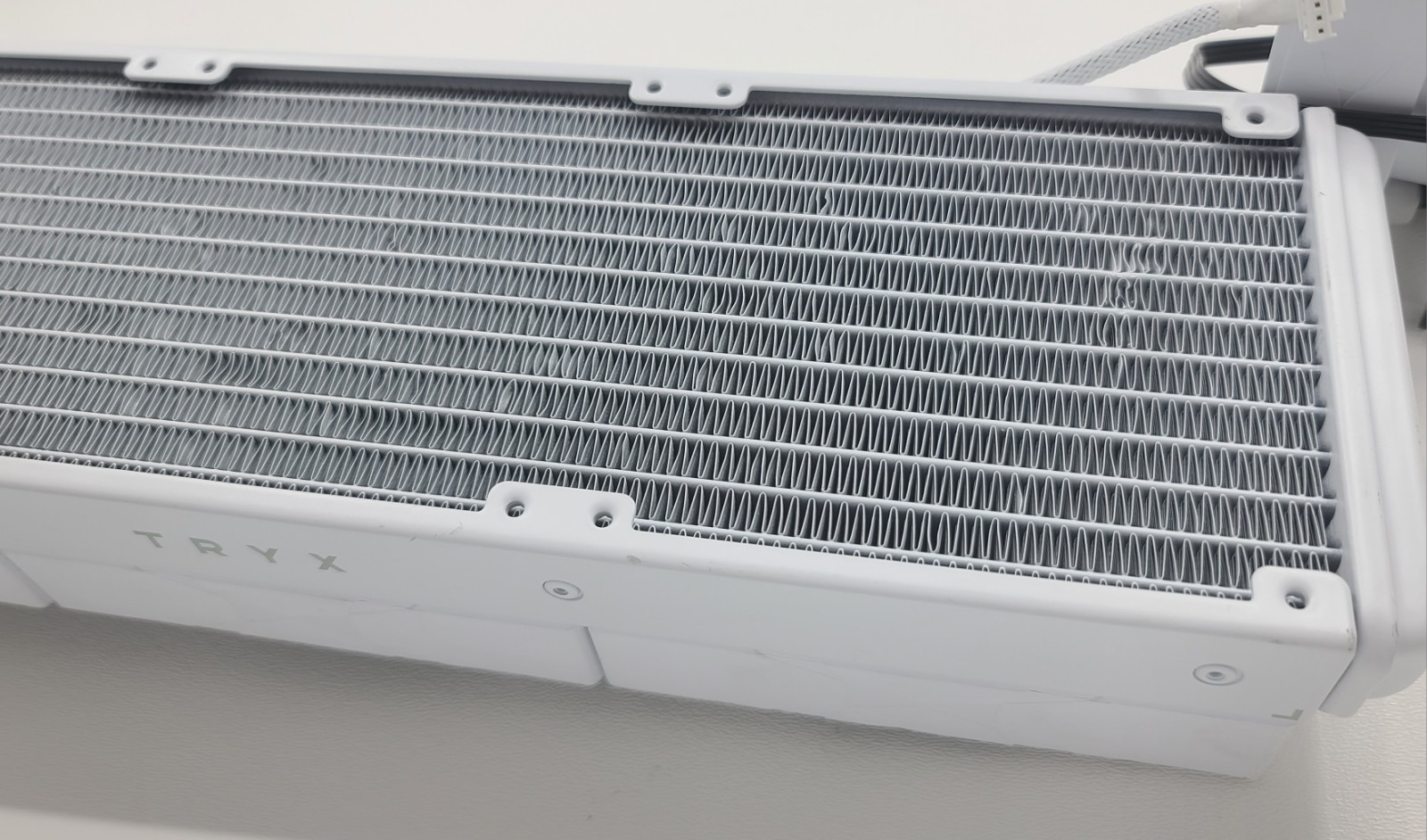 TRYX PANORAMA SE ARGB 360mm White AIO Liquid Cooler – Pump/Radiator Only