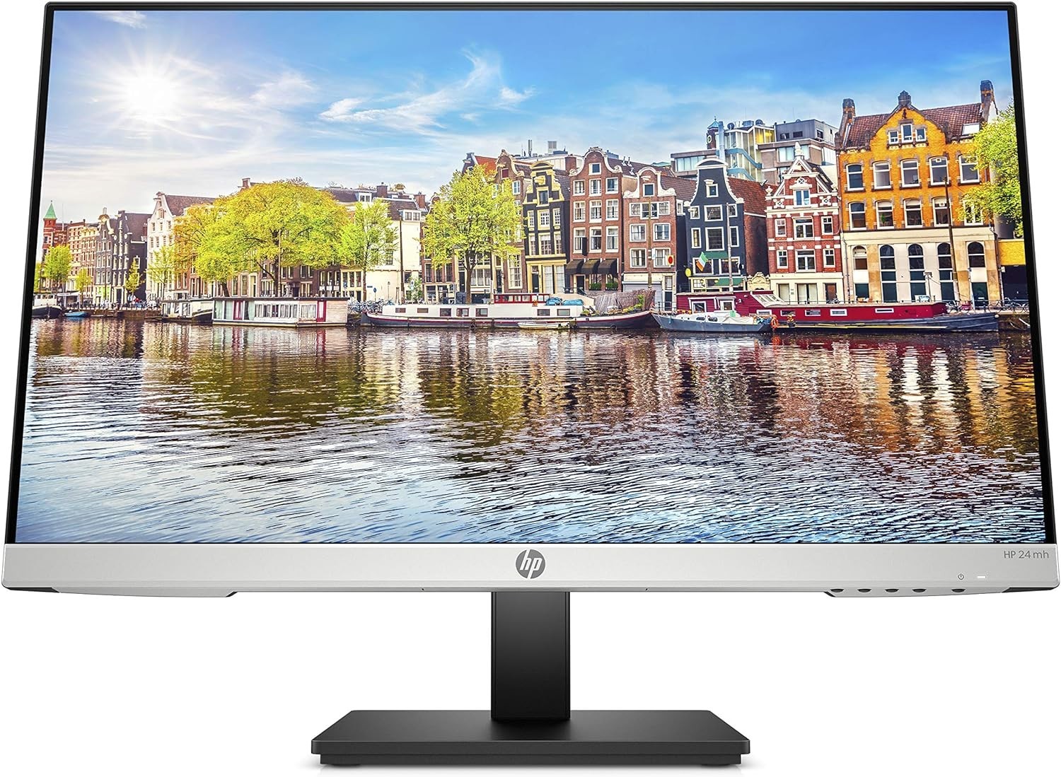 NEW – HP 24mh 23.8″ Full HD Monitor IPS Display HDMI DisplayPort Speakers VESA