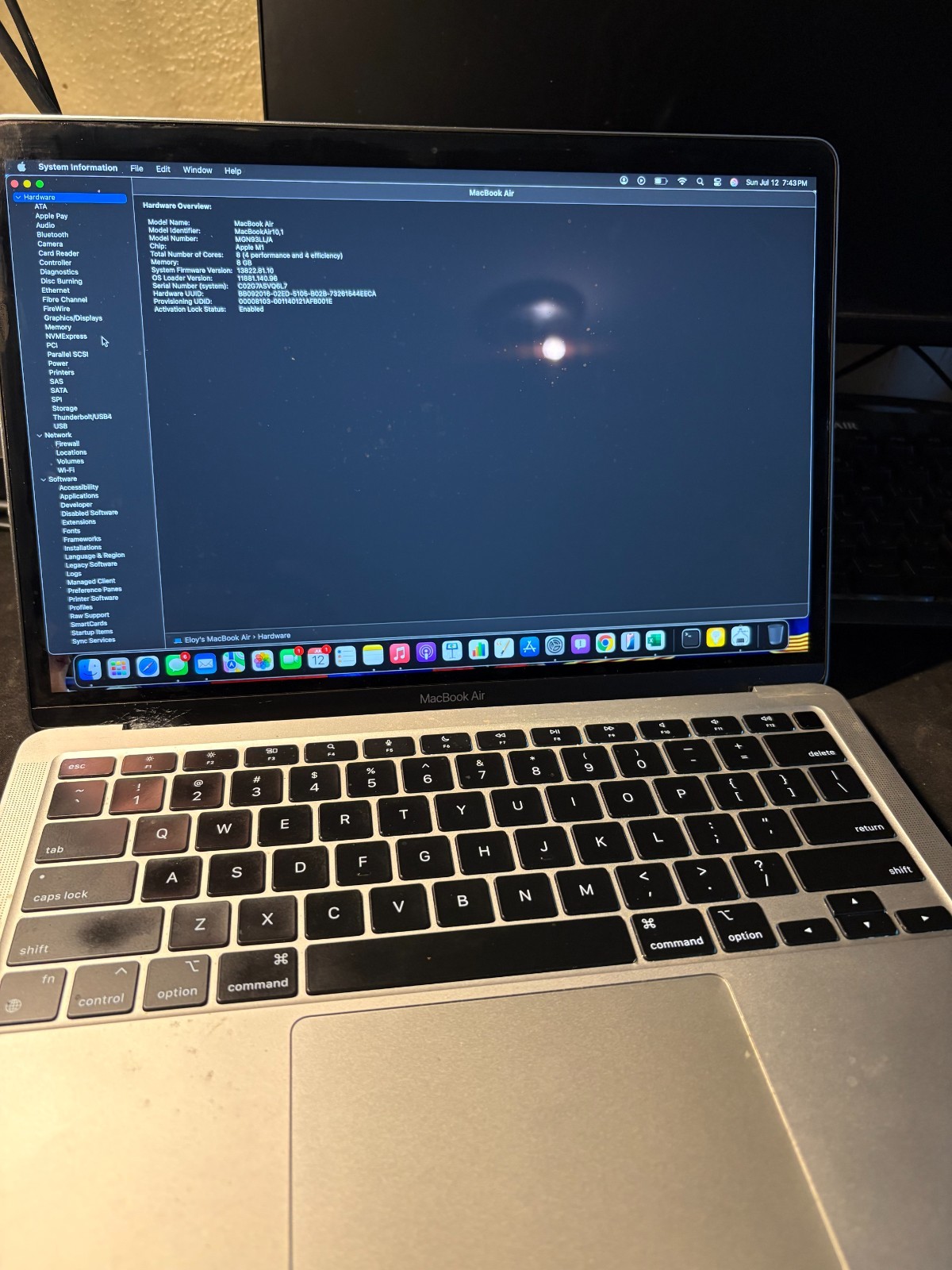 MacBook Air 13 Space Gray 2020 M1 7-Core GPU 8GB 256GB 7-Core GPU 256GB – Fair